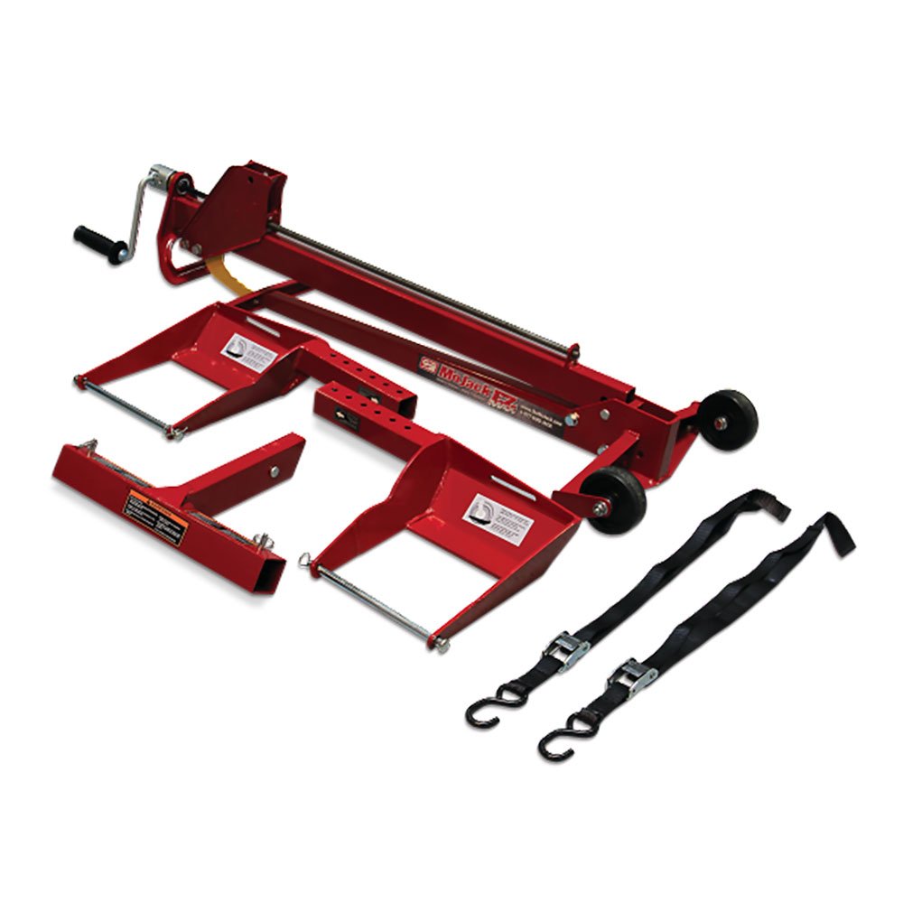 MoJack Flat Folding 450 lb Capacity Lawn Mower Lift Jack (Certified Refurbished)