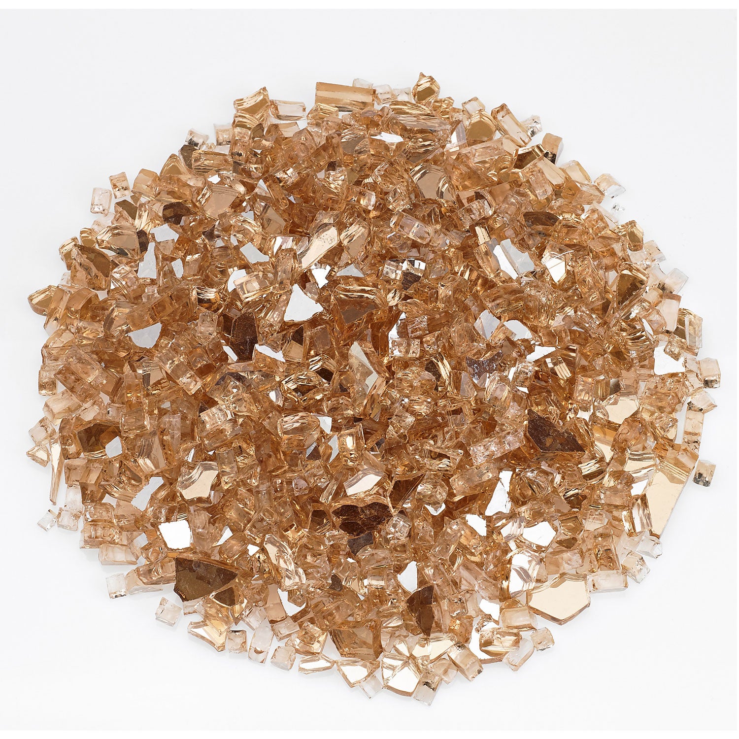 American Fireglass 10 LB Bag 1/4" Reflective Fireplace & Pit Glass (Used)
