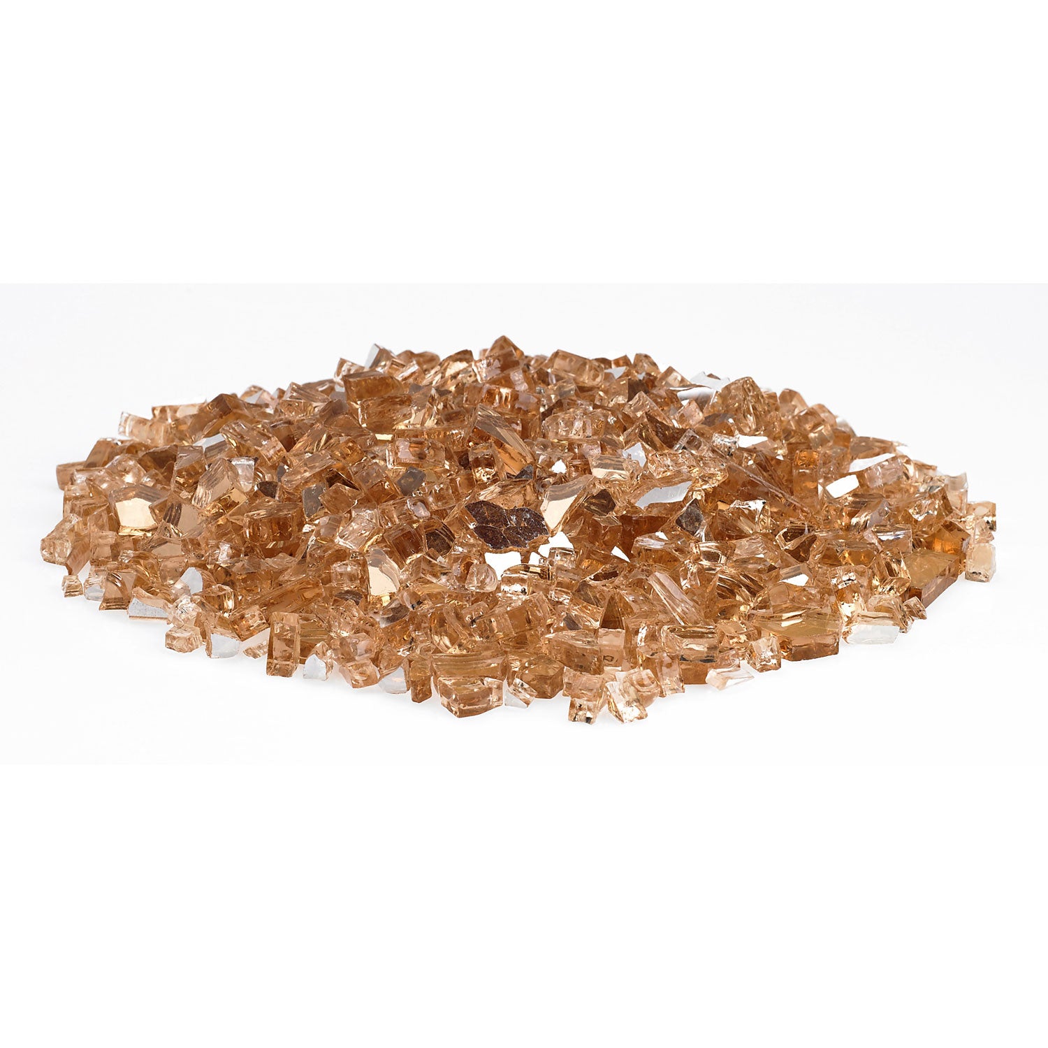 American Fireglass 10 LB Bag 1/4" Reflective Fireplace & Pit Glass (Used)