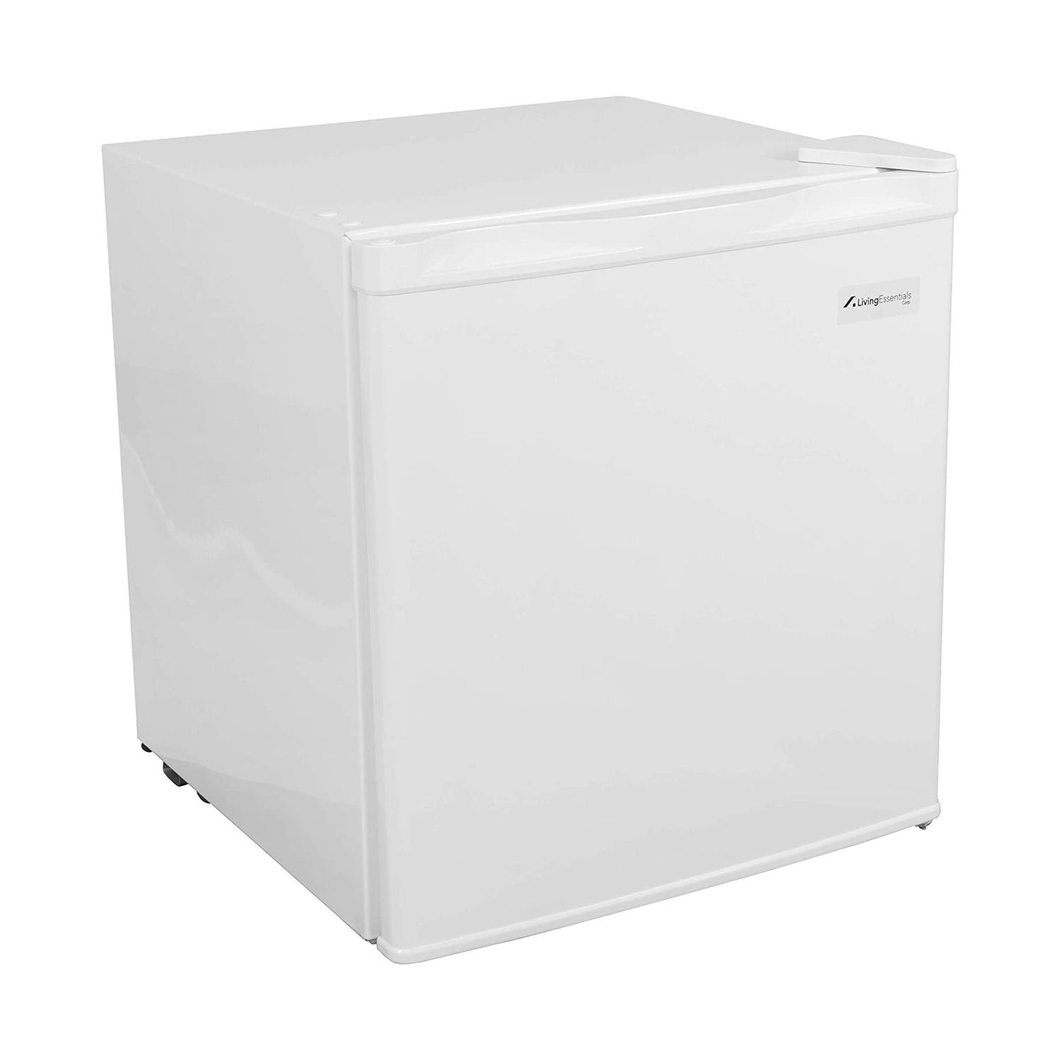 Living Essentials 1.1 Cubic Feet Temp Upright Mini Freezer, White (Open Box)