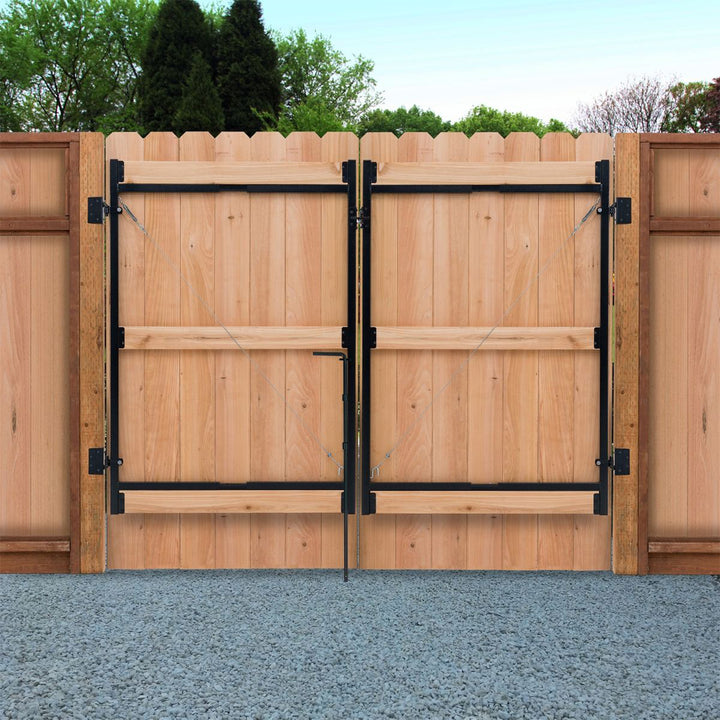 Adjust-A-Gate Steel Frame Gate Building Kit, 36"-60" Wide Up To 7' High (3 Pack) - VMInnovations