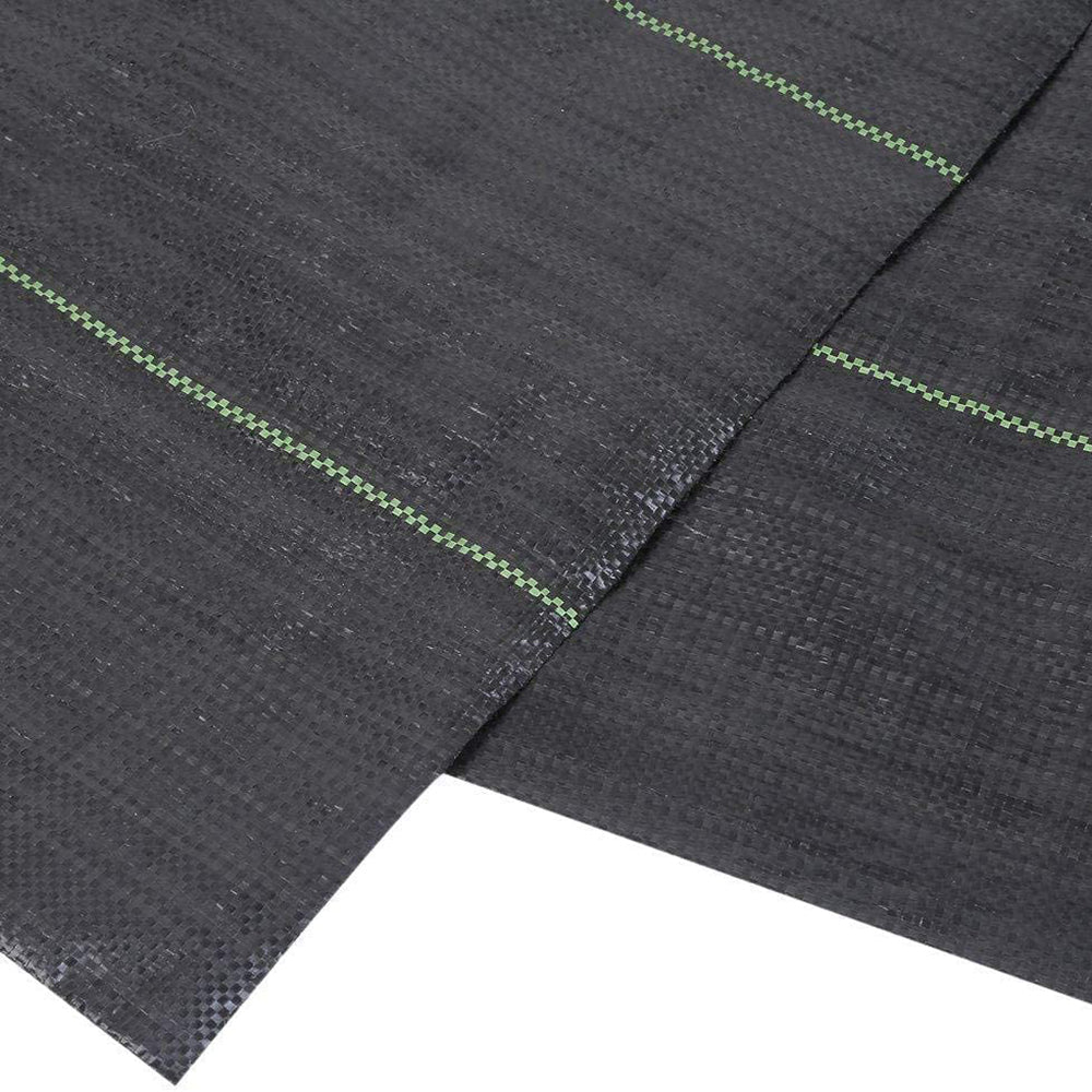 Agfabric 3.2 Oz Woven Weed Barrier Garden Landscape Fabric, 5 x 100 Foot, Black