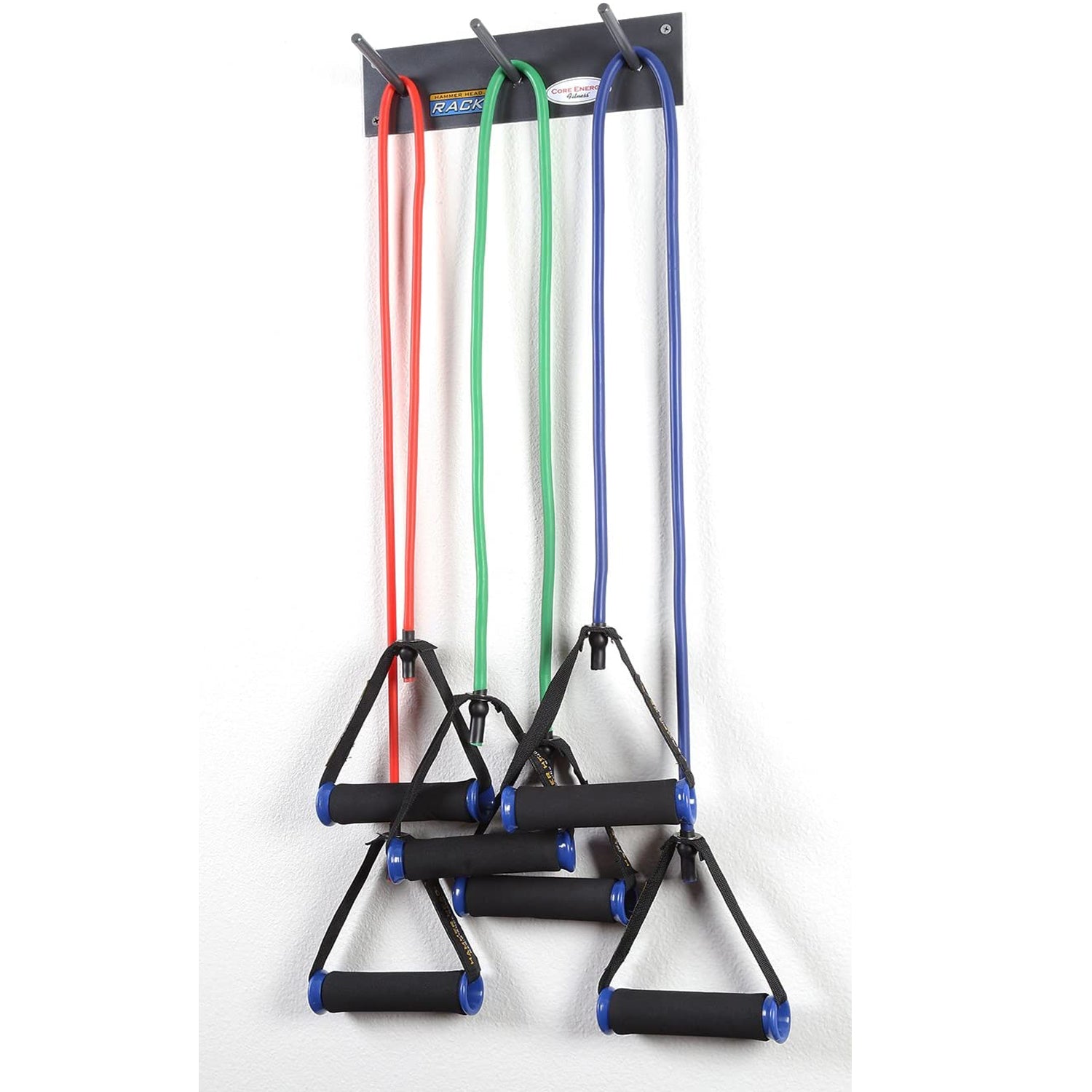 Anchor Gym Steel 3 Prong Fitness Accessory Wall Mount Storage Rack (Open Box) - VMInnovations