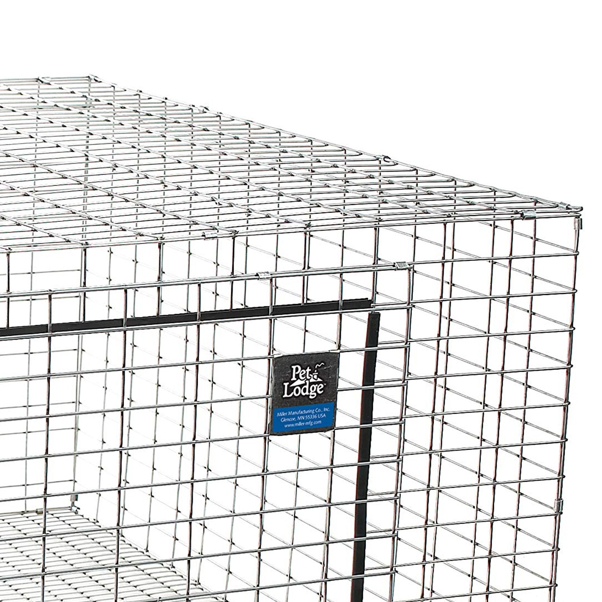 Little Giant Wire Rabbit Hutch Pet Lodge with Galvanized Body and Door Guards - VMInnovations