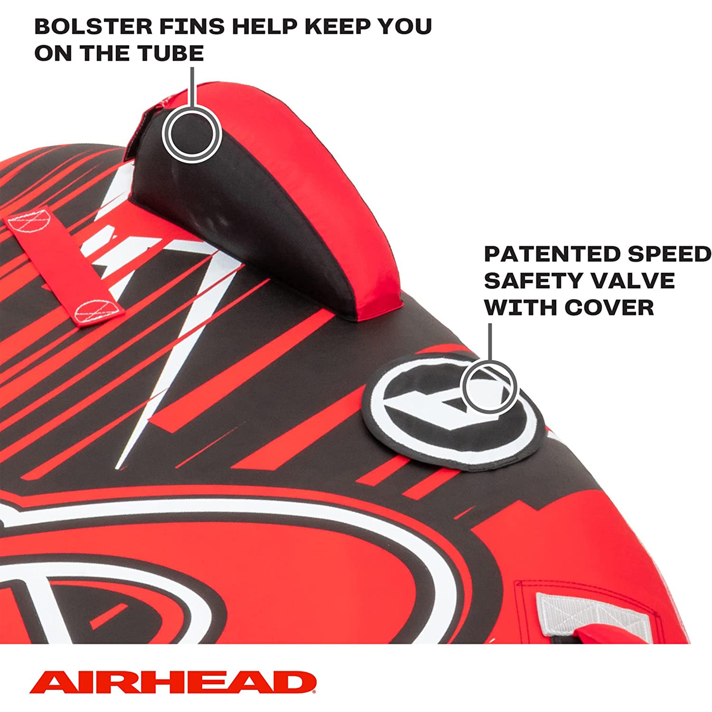 AIRHEAD AHGF-3 G-Force 3 Triple Rider Inflatable Towable Lake Tube (Open Box) - VMInnovations