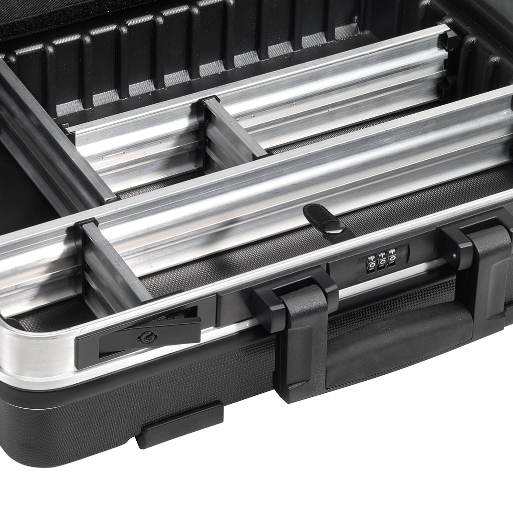 B&W International GO Wheeled Rolling Tool Case Box with Pocket Boards (Open Box)