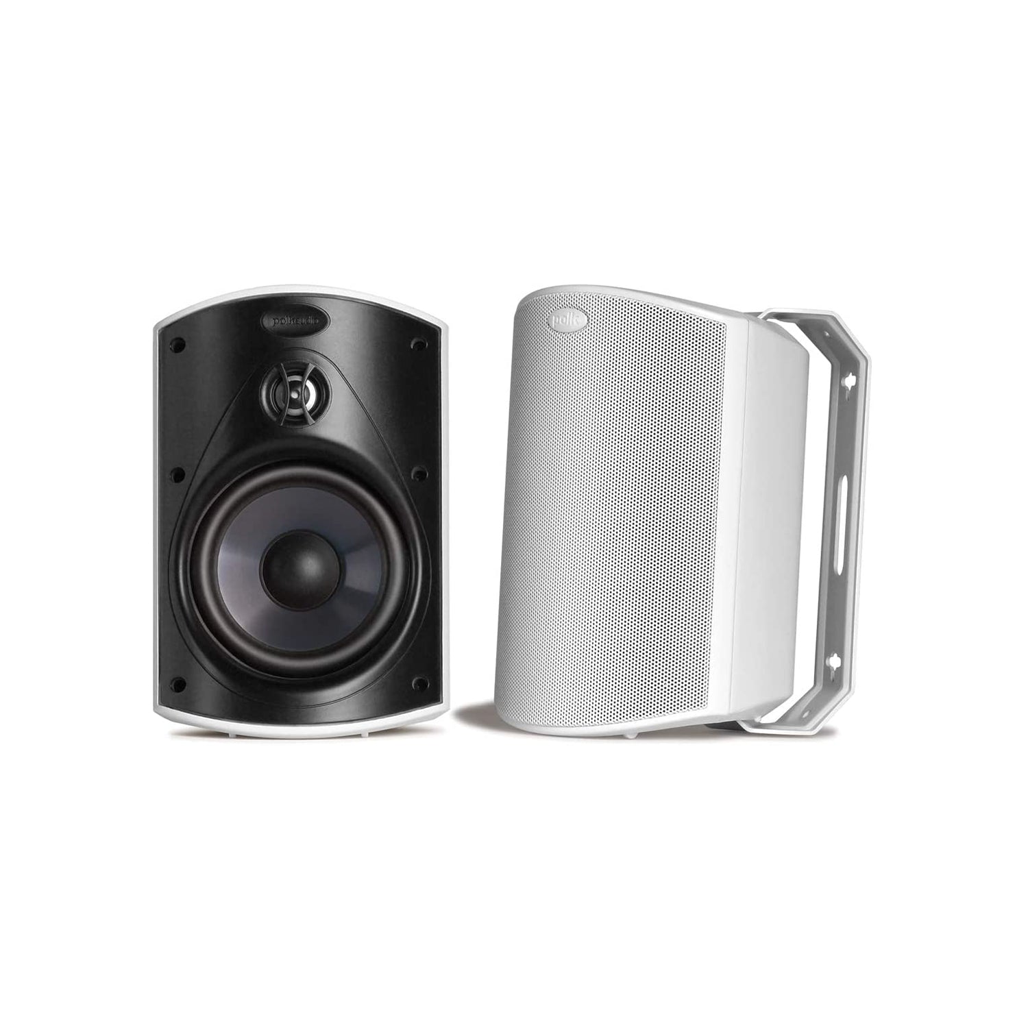 Polk Audio AM6085 Atrium All Weather Outdoor Wall Mountable Loudspeakers, White