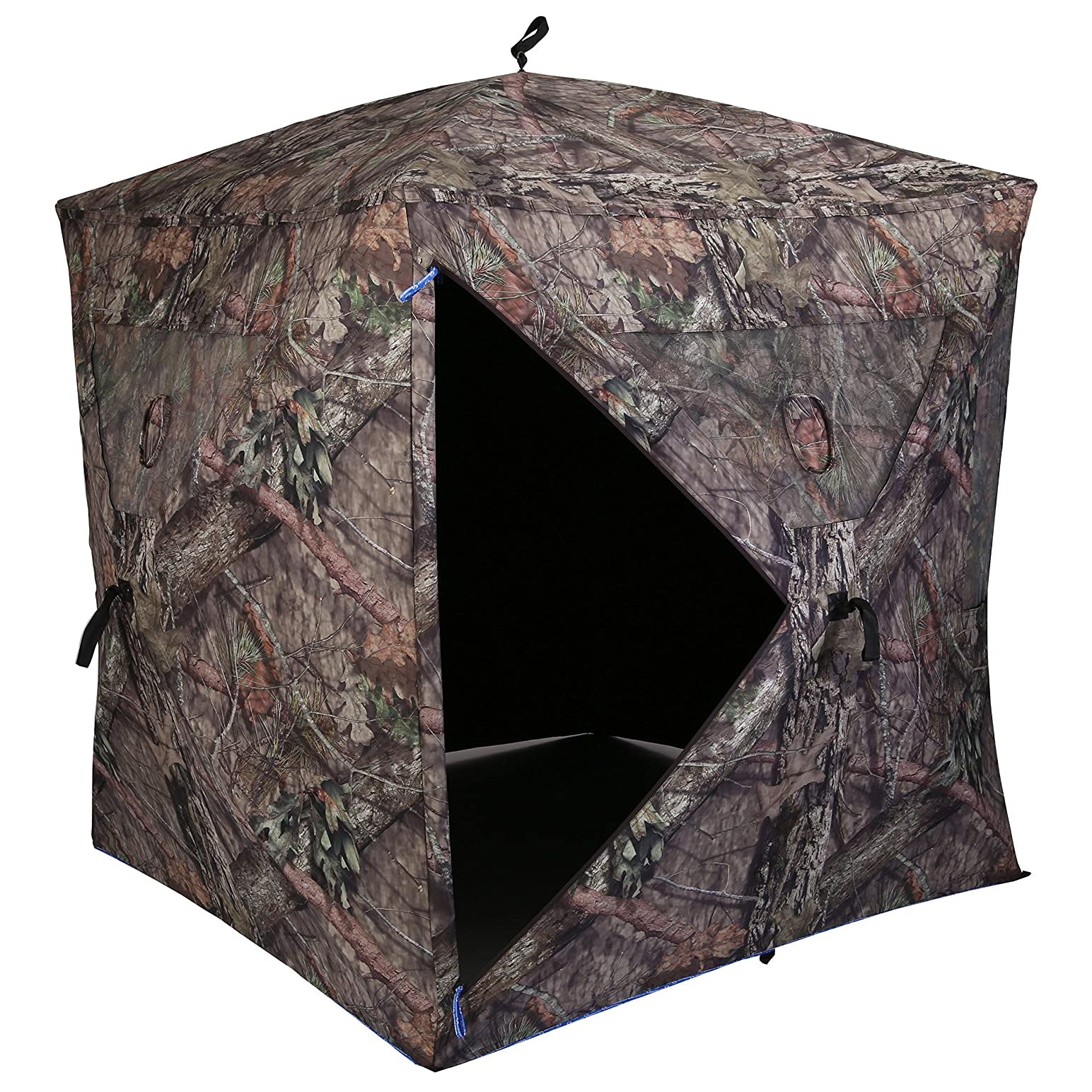 Ameristep AMEBF0247 Element 3 Person Fire Resistant Ground Blind, Mossy Oak