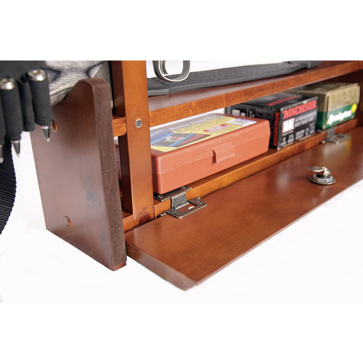 American Furniture Classics Wood Home Wall Mount 4 Rifle Gun Rack (Open Box)