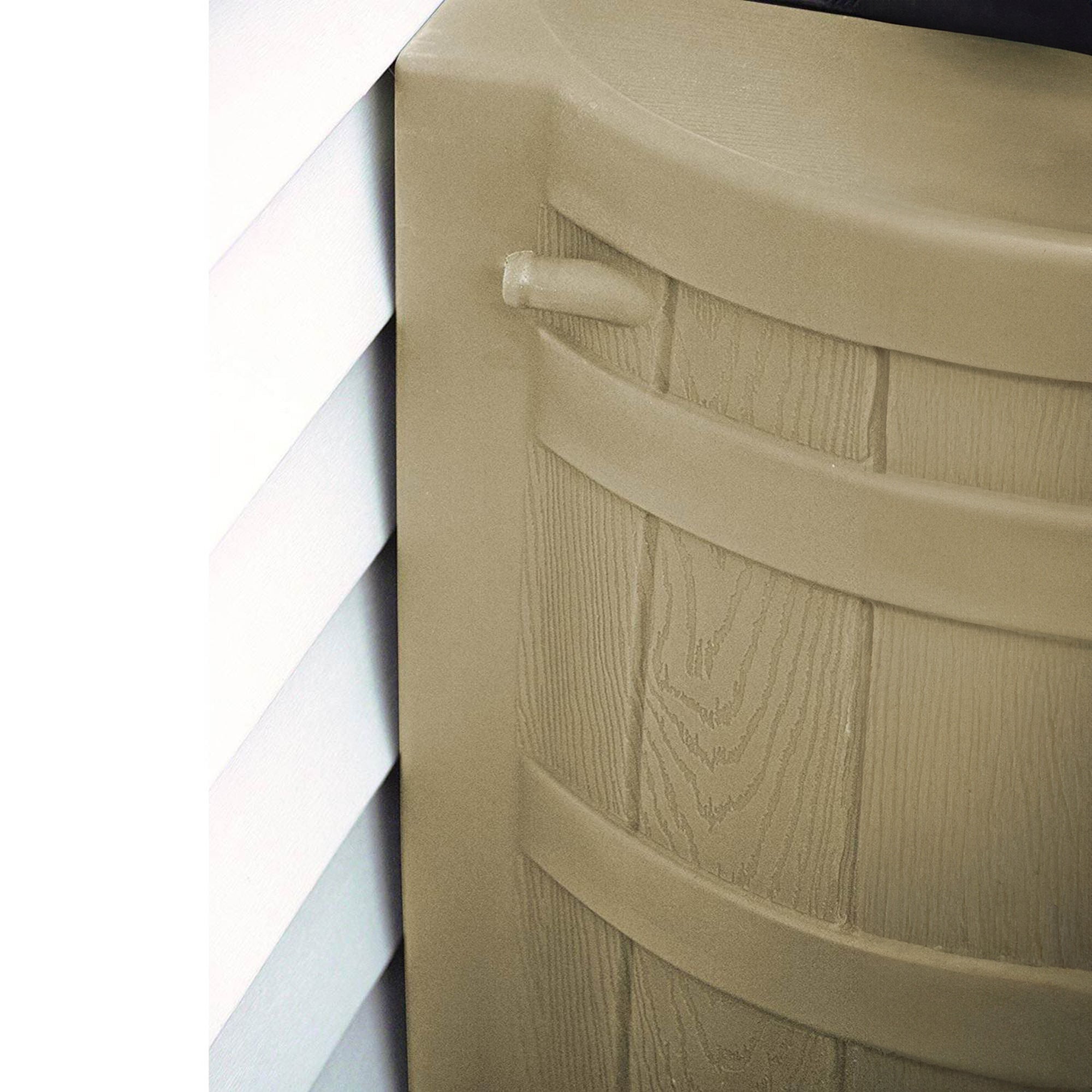 Good Ideas Rain Wizard 50 Gallon Plastic Rainwater Collection Barrel (Open Box) - VMInnovations