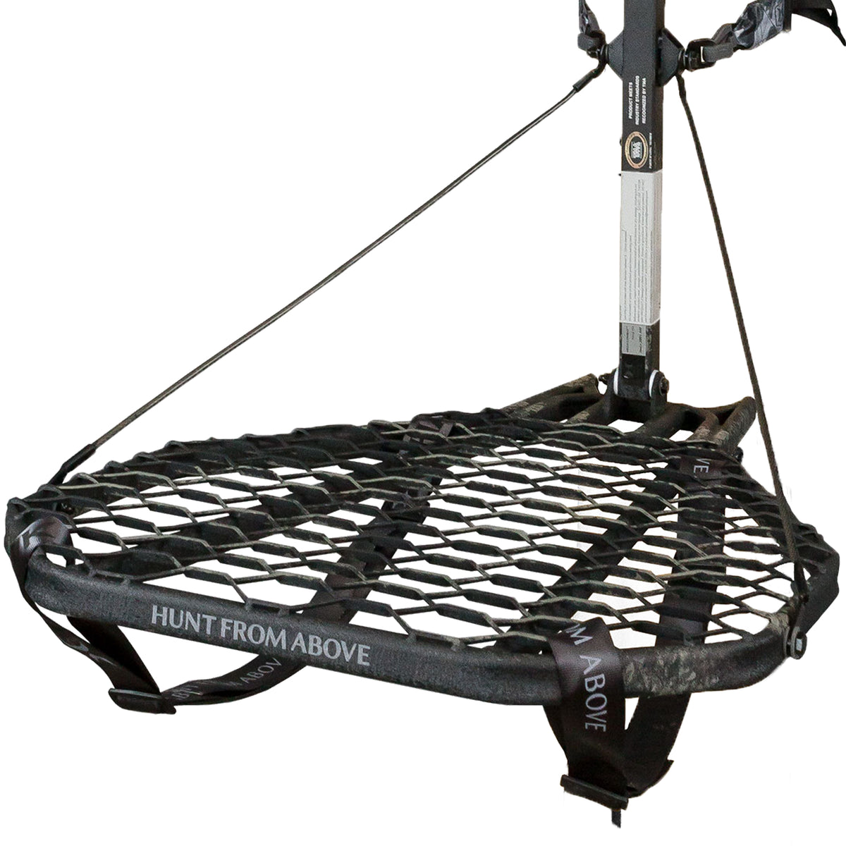 Hawk Mega Combat Hang On Tree Stand, Deer Stand w/ XL Saddle Platform (Open Box) - VMInnovations