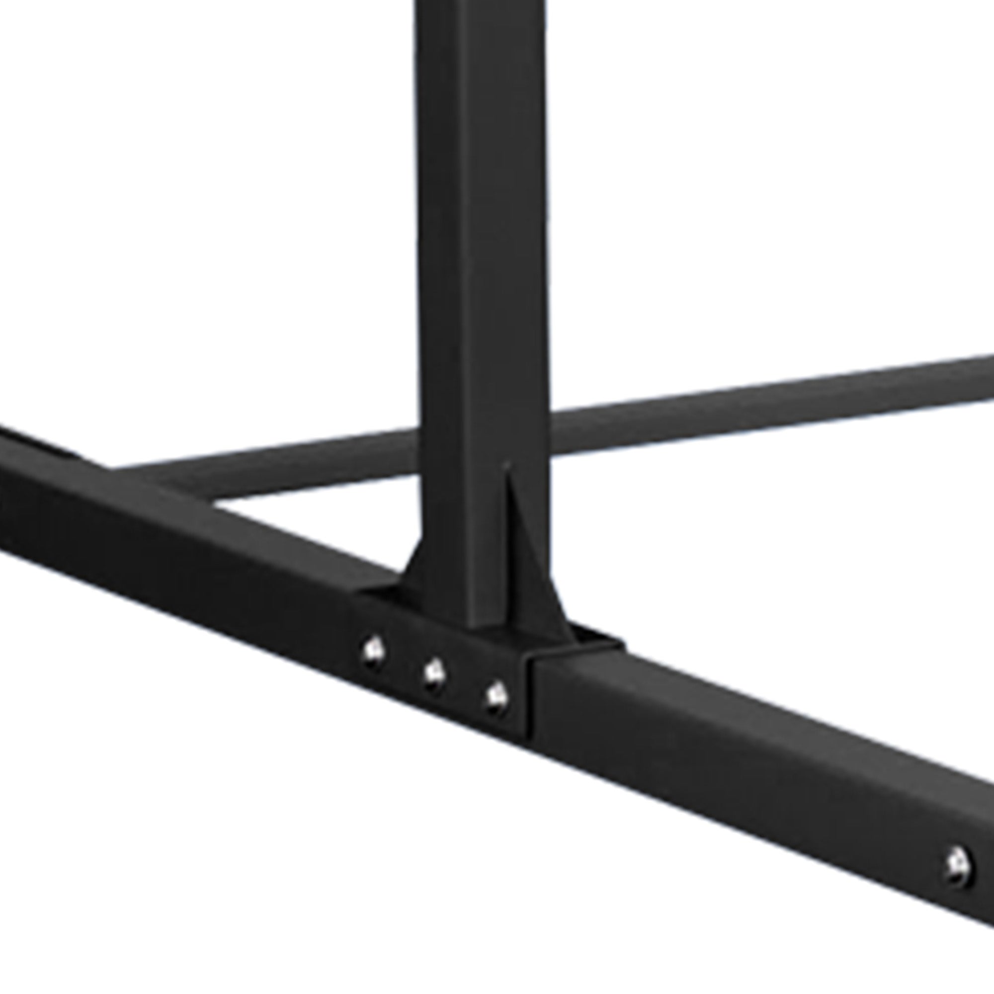 BalanceFrom Fitness 120" x 48" Exercise Mat & Adjustable Gymnastics Bar, Black - VMInnovations