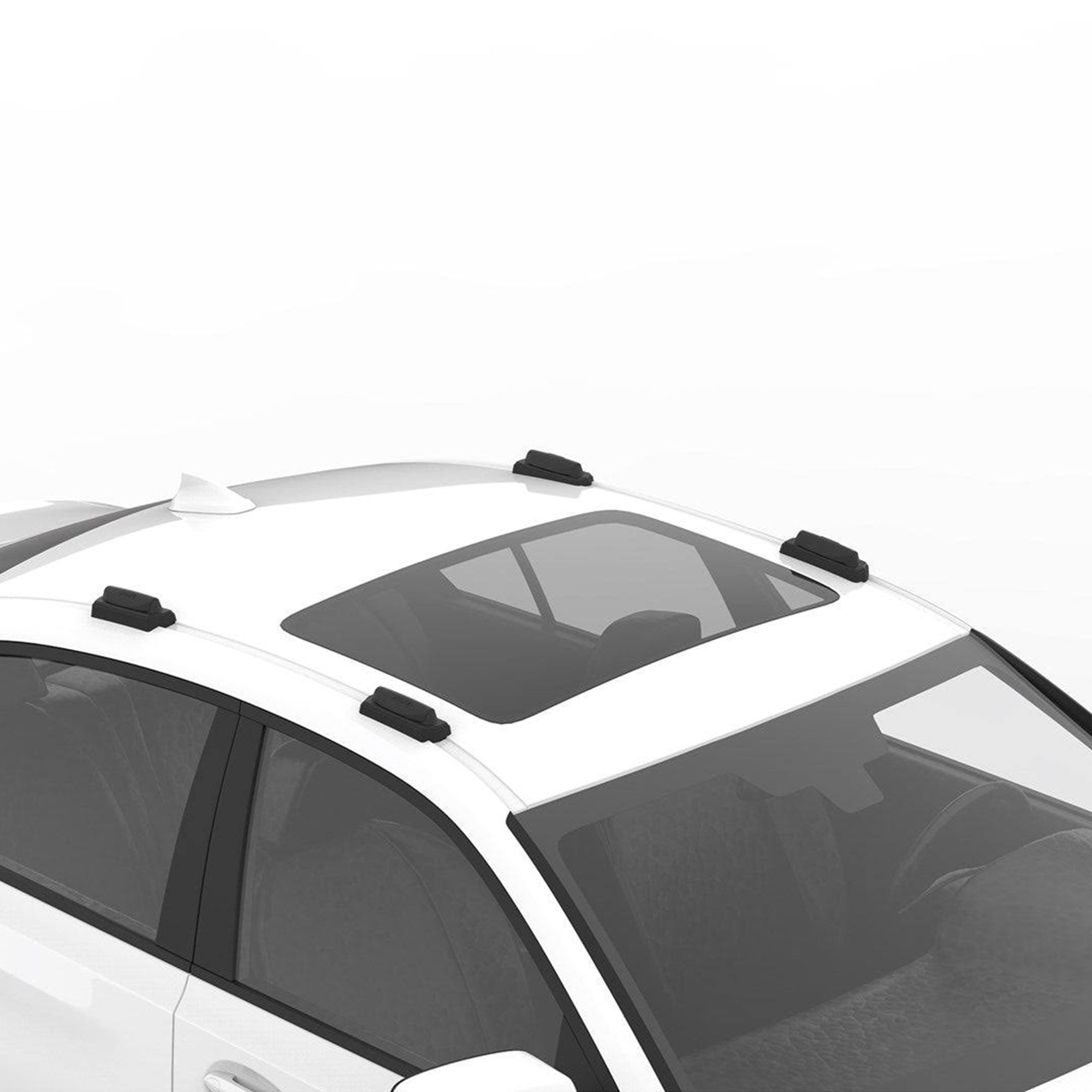 YAKIMA Landing Pad for SkyLine Towers and StreamLine Crossbars, Black, Set of 4 - VMInnovations