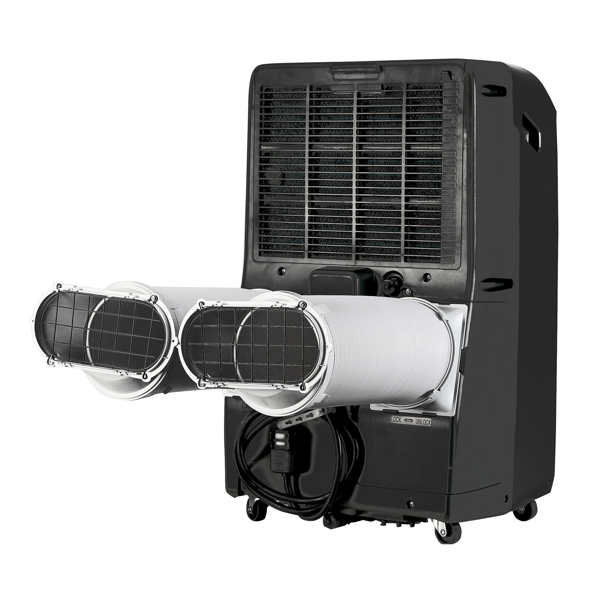 Hisense 10000 BTU 115V Dual Hose A/C with Heat & Window Kit (Refurbished)