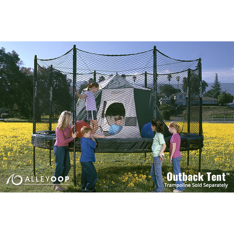 JumpSport AlleyOOP Outback Kids Trampoline Tent for Backyard Camping & Play