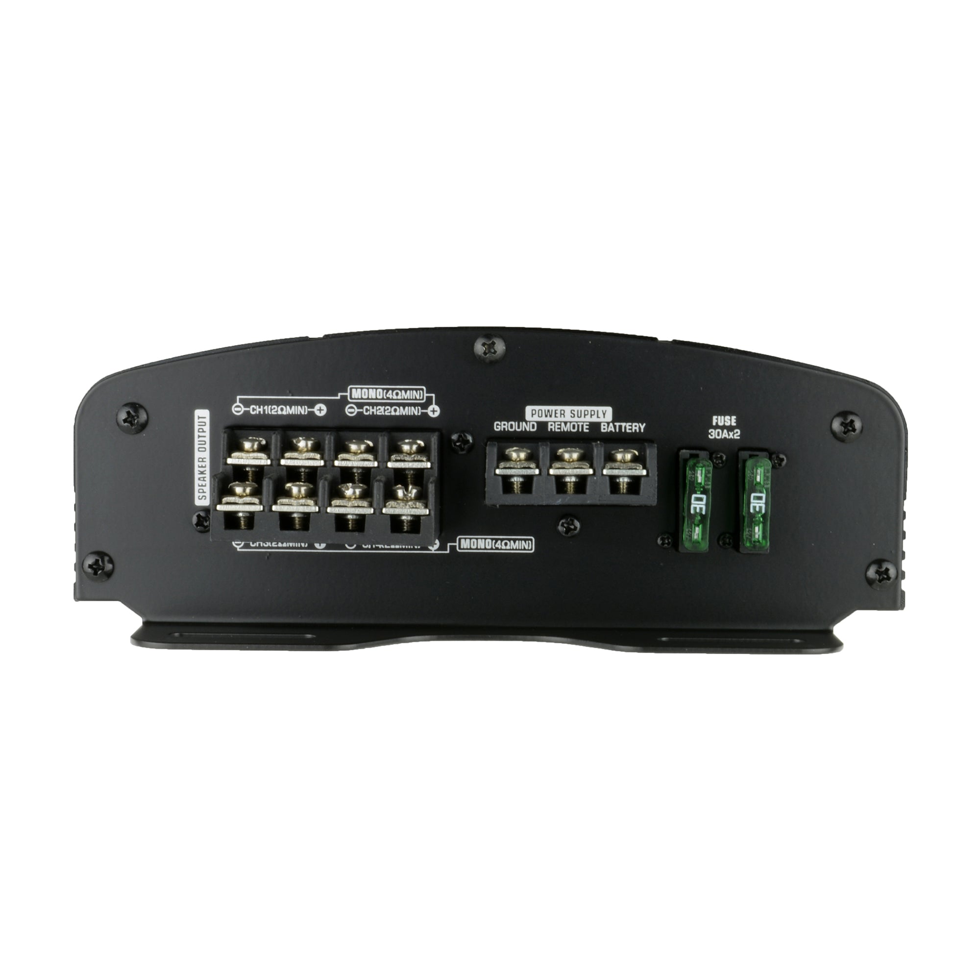 AudioPipe Amplifier, Subwoofer (2 Pack), QPower Enclosure, & Soundstorm Wire Kit - VMInnovations