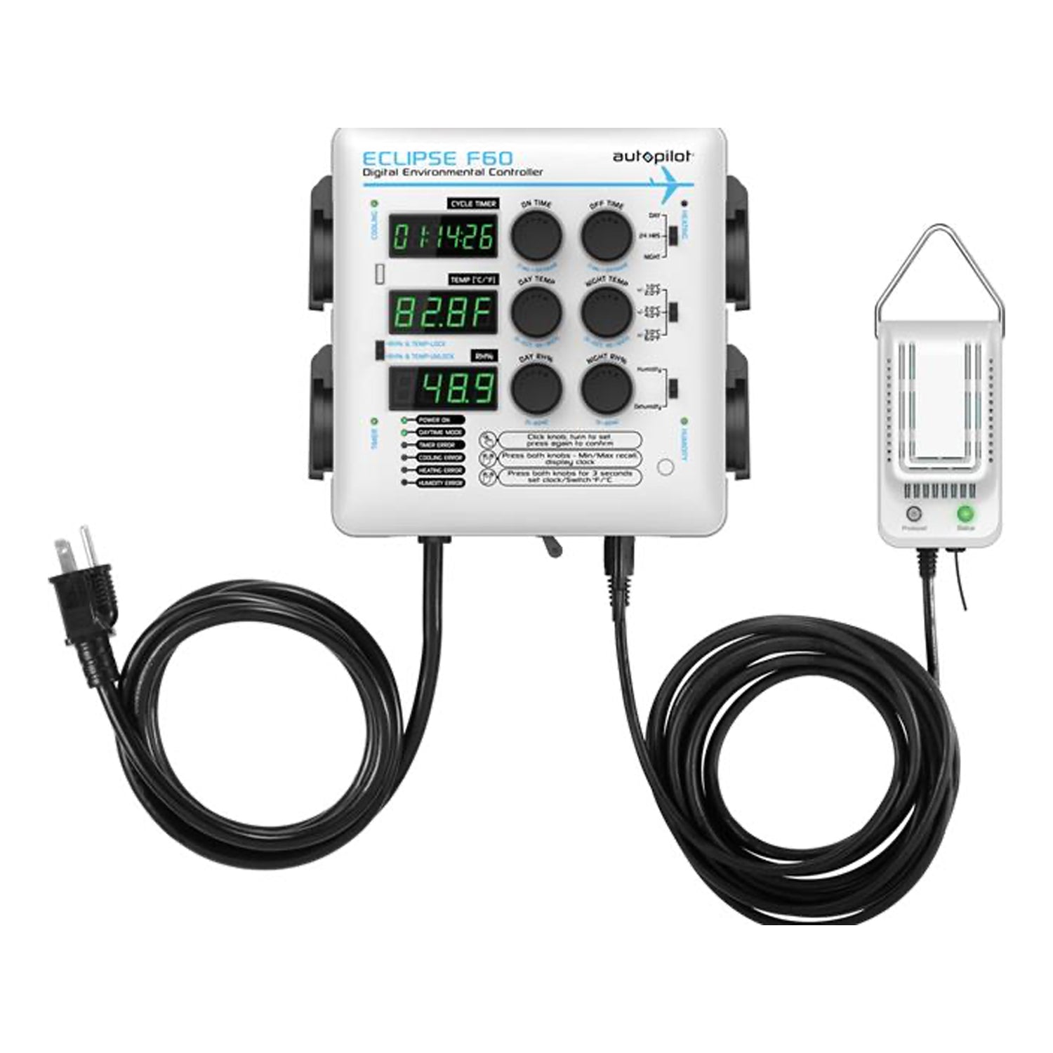 Hydrofarm Autopilot ECLIPSE F60 Digital Environmental Controller (For Parts)