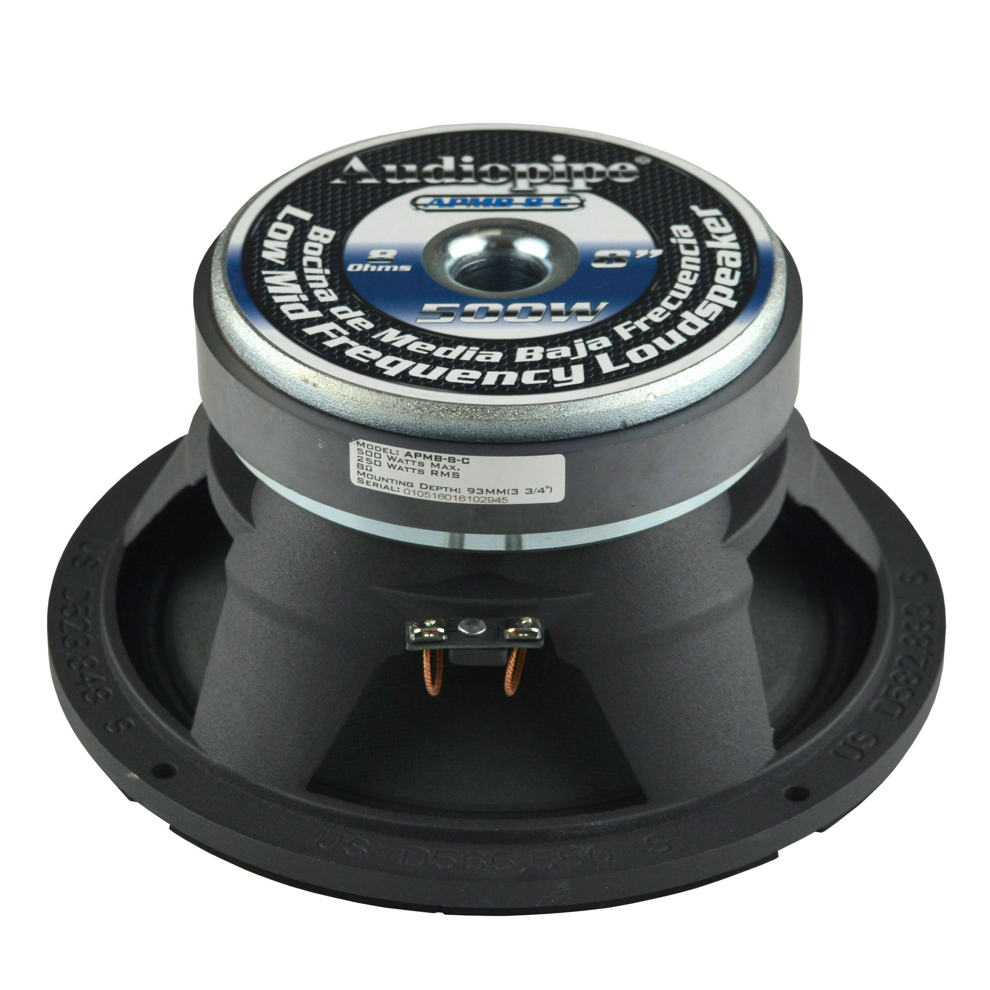 Audiopipe Car Audio Package with 2 3.75" Titanium Tweeters and 4 8" Speakers