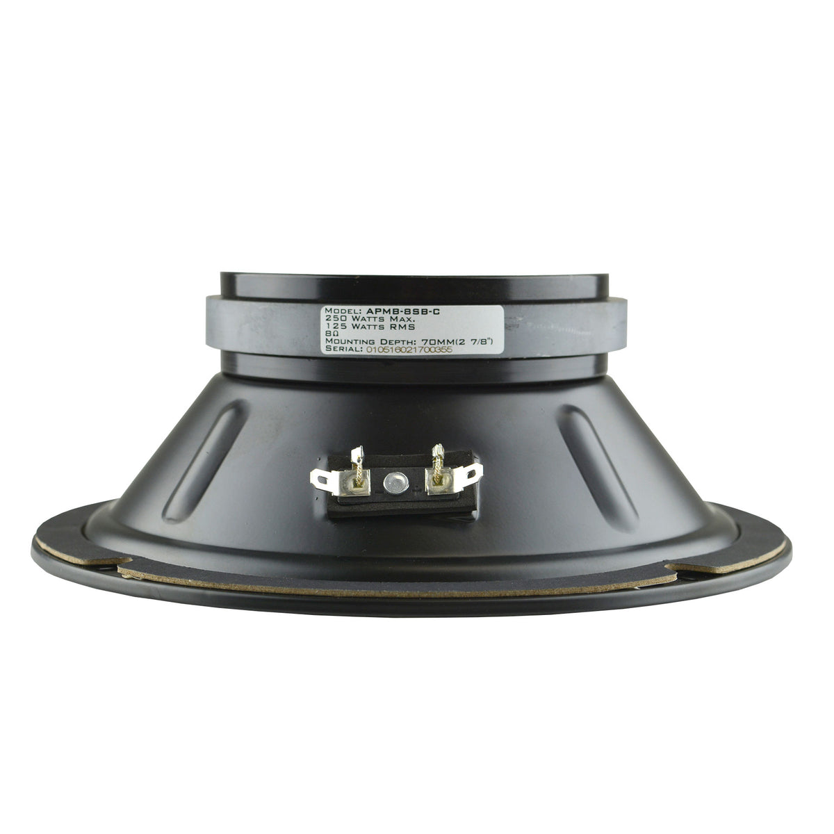 Audiopipe APMB-8SB-C 8 Inch 250 Watt Low/Mid Frequency Car Stereo Loudspeaker
