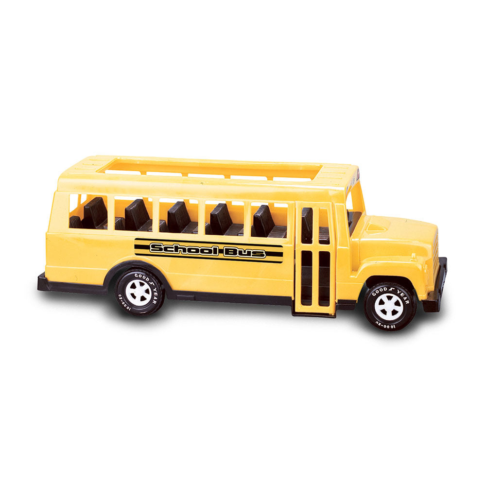 American Plastic Toys Toddlers Kids Large 18 Inch School Bus Car (Open Box)
