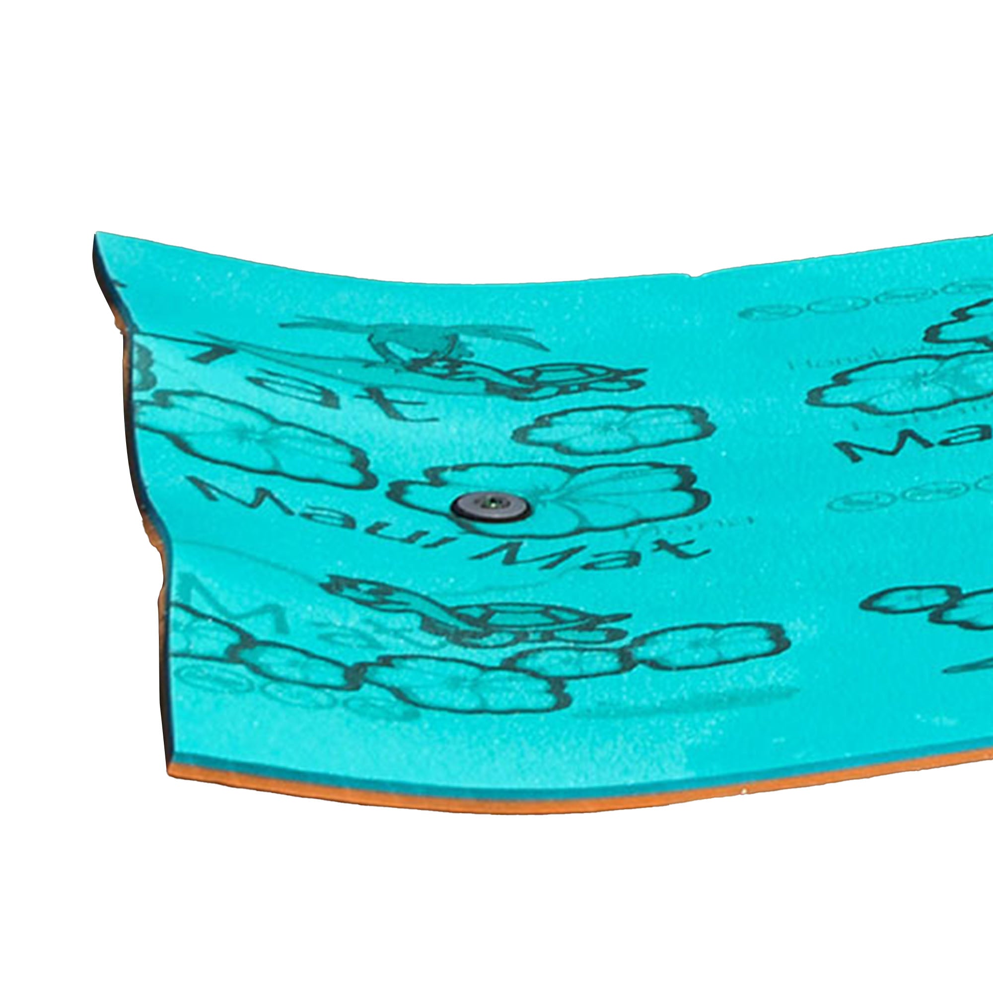 Aqua Lily Pad 20 Ft Maui Water Floating Foam Island Mat, Orange/Teal (Open Box) - VMInnovations