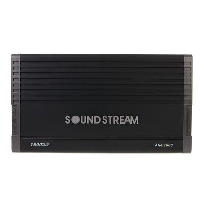 Soundstream AR4.1800 Arachnid Series 1800W Class A/B Full Range Amplifier, Black