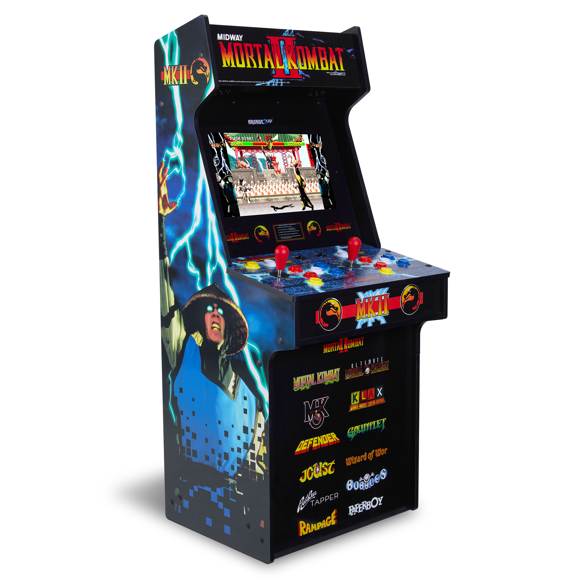 Arcade1Up Mortal Kombat Classic SE Arcade Machine and Classic SE 14.25" Riser