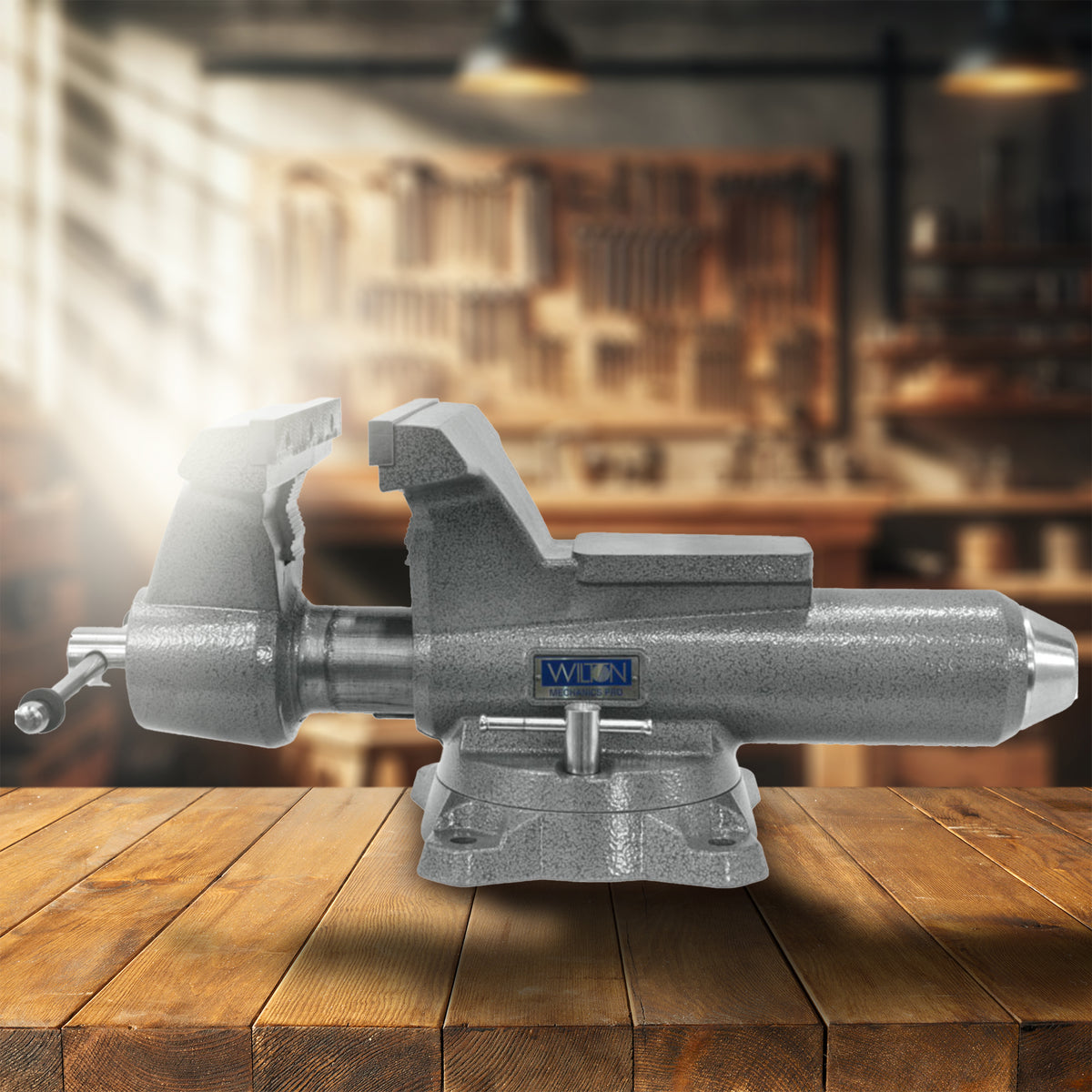 Wilton Tools 10" Wide Jaw 12" Opening Swivel Base Pro Mechanic Vise (For Parts)