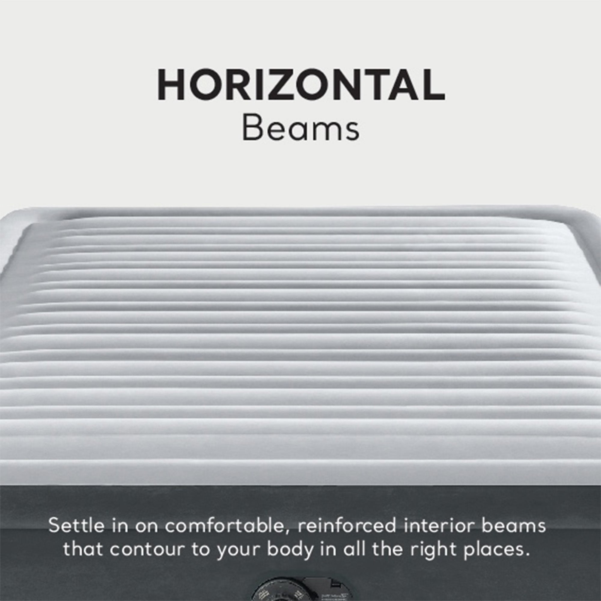 Intex Dura Beam Deluxe Pillow Raised Air Mattress Bed Built In Pump, Q(Open Box)