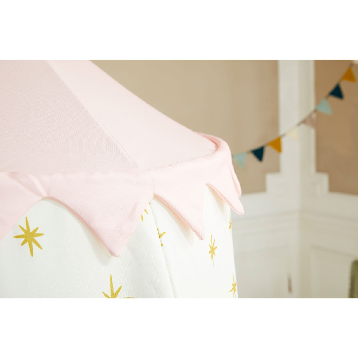 Wonder&Wise Indoor Childrens Kid Foldable Canvas Pop Up Play Tent Toy, Starburst