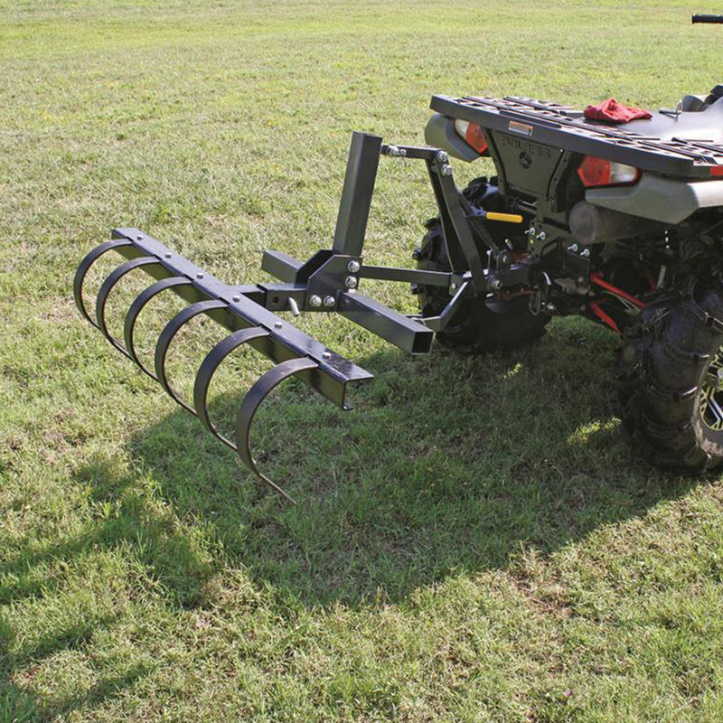 Guide Gear AT6003GG Steel Hitch Mounted Tine Plow Farm Equipment Attachment