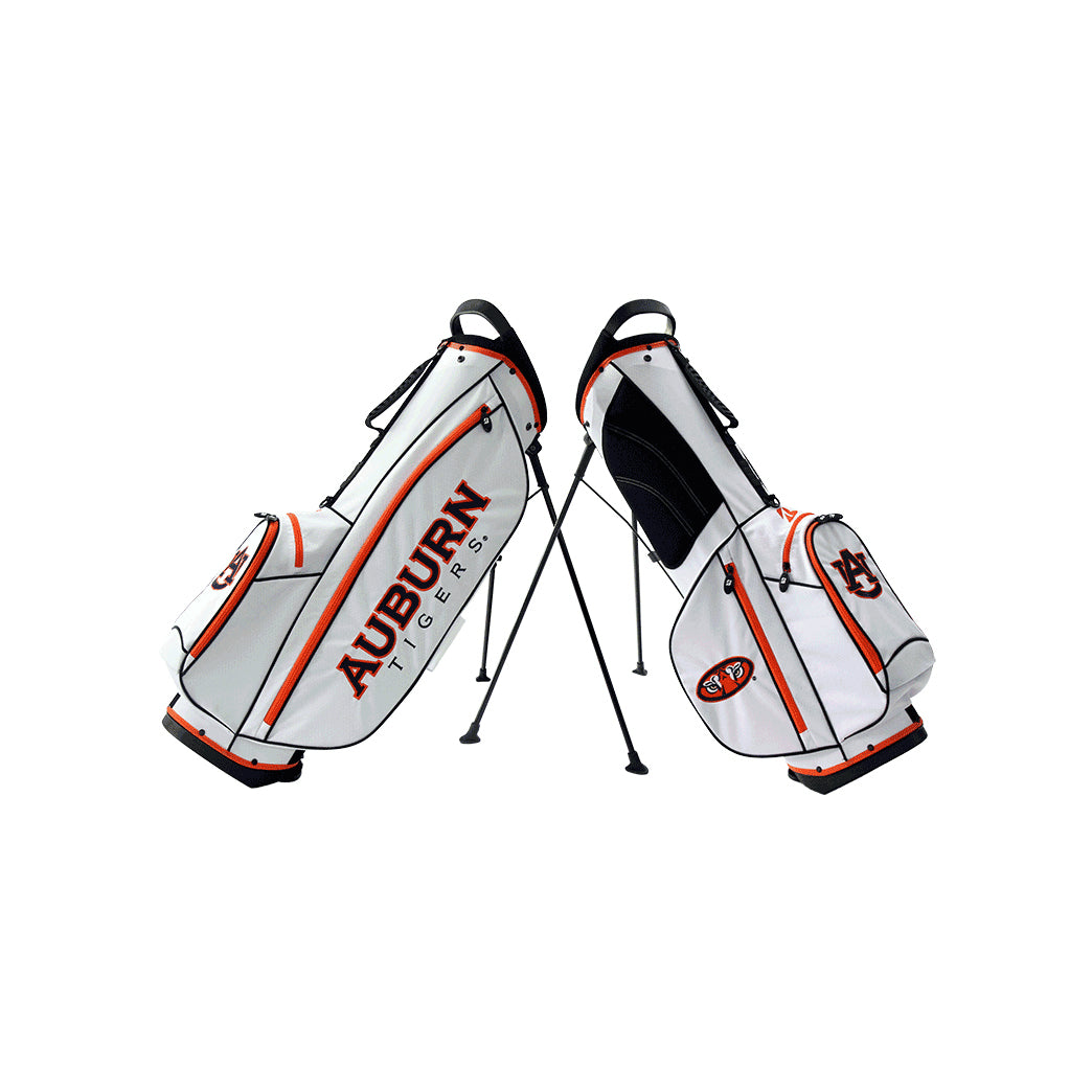 Bridgestone 2019 Collegiate NCAA 9 Inch 4 Way Stand Golf Bag, Auburn (Open Box)