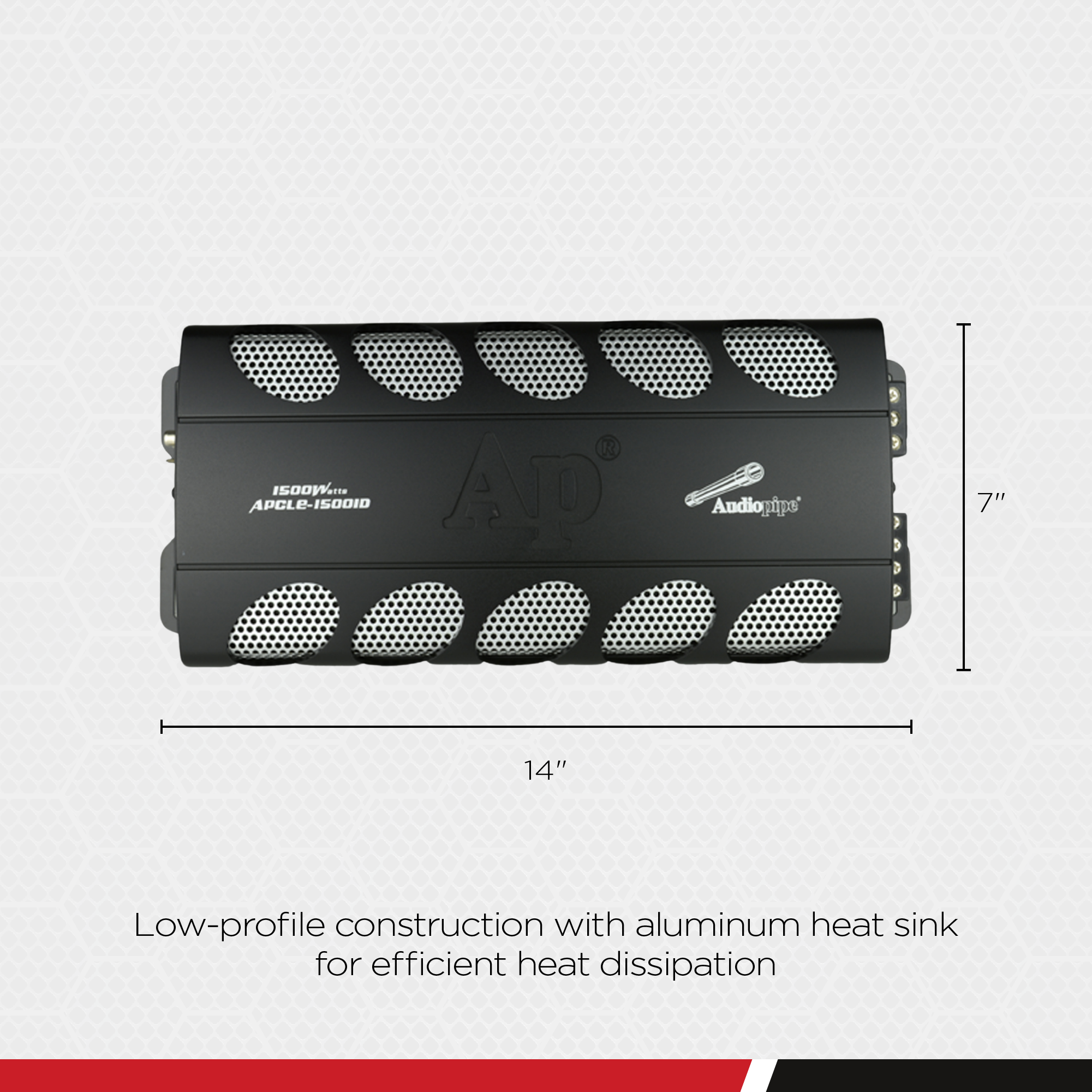 Audiopipe APCLE-15001D 1500 Watt Class D 1 Ohm Car Audio Mono Amplifier (4 Pack) - VMInnovations