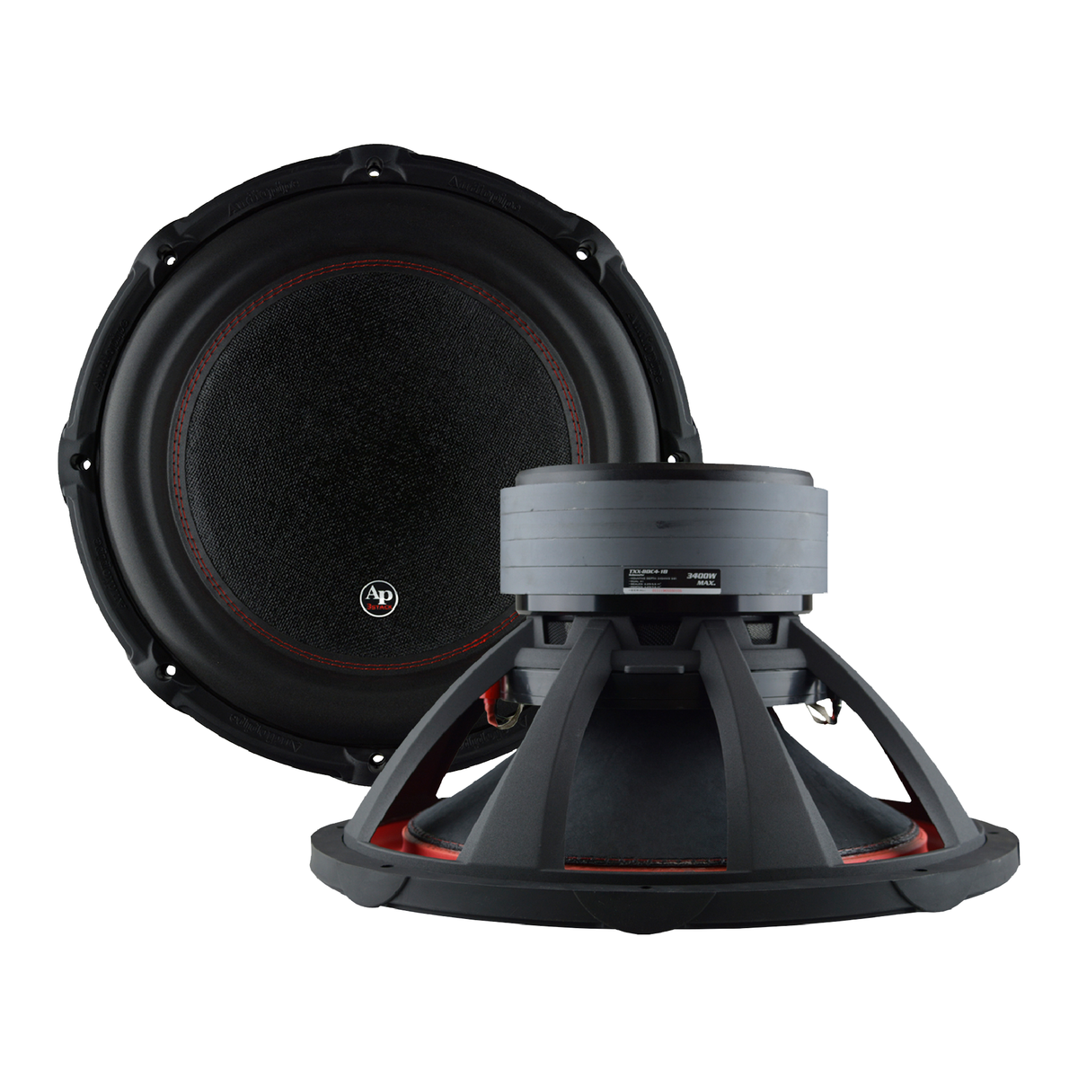 AudioPipe Sub-BDC4-15D2 15-Inch Sub Dual 2 Ohm 1400 W RMS Car Audio (2 Pack) - VMInnovations