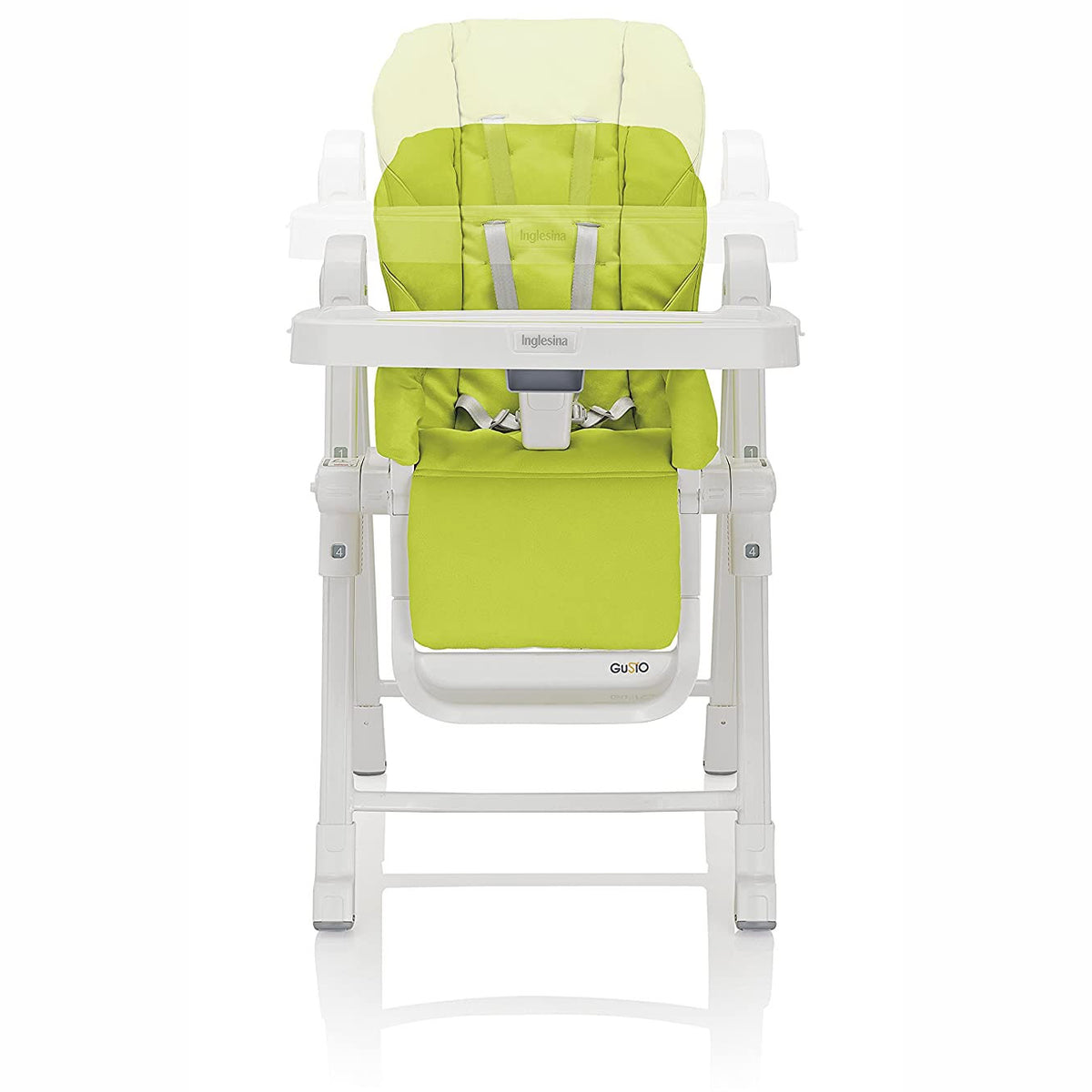Inglesina Gusto Adjustable Baby Toddler High Chair with Removable Tray, Graphite - VMInnovations