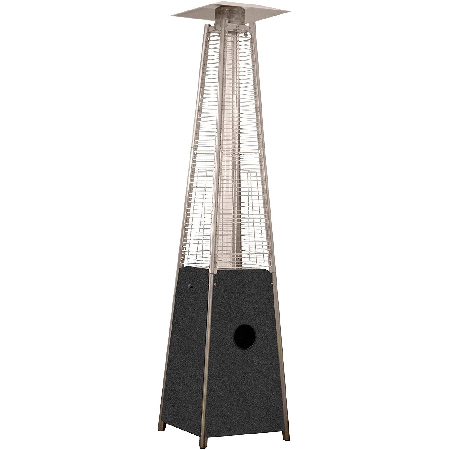 Hiland Quartz Glass Tube 40,000 BTU Patio Heater, Silver (Certified Refurbished)
