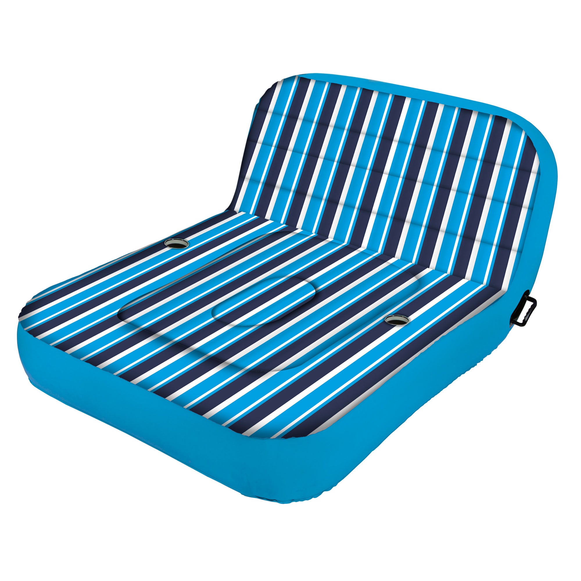 Aqua Heavy Duty Ultra Inflatable 2 Person Pool Float Recliner Lounger (Used) - VMInnovations