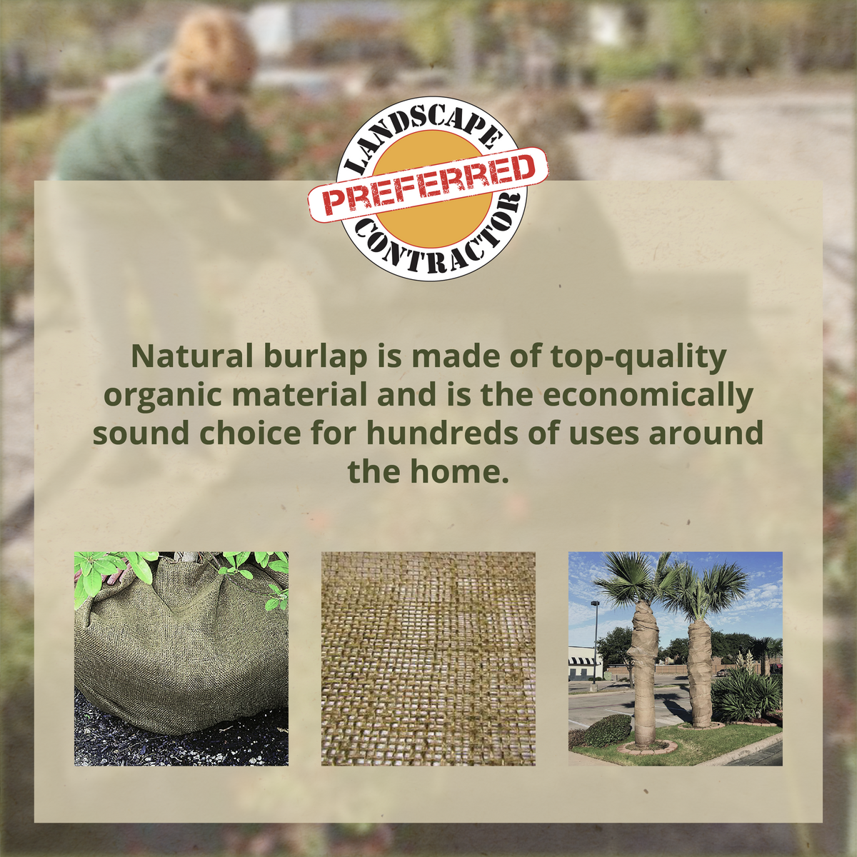 DeWitt 4 x 250 Foot 5.5 Ounce Gardening Landscape Burlap Fabric Roll (Used)