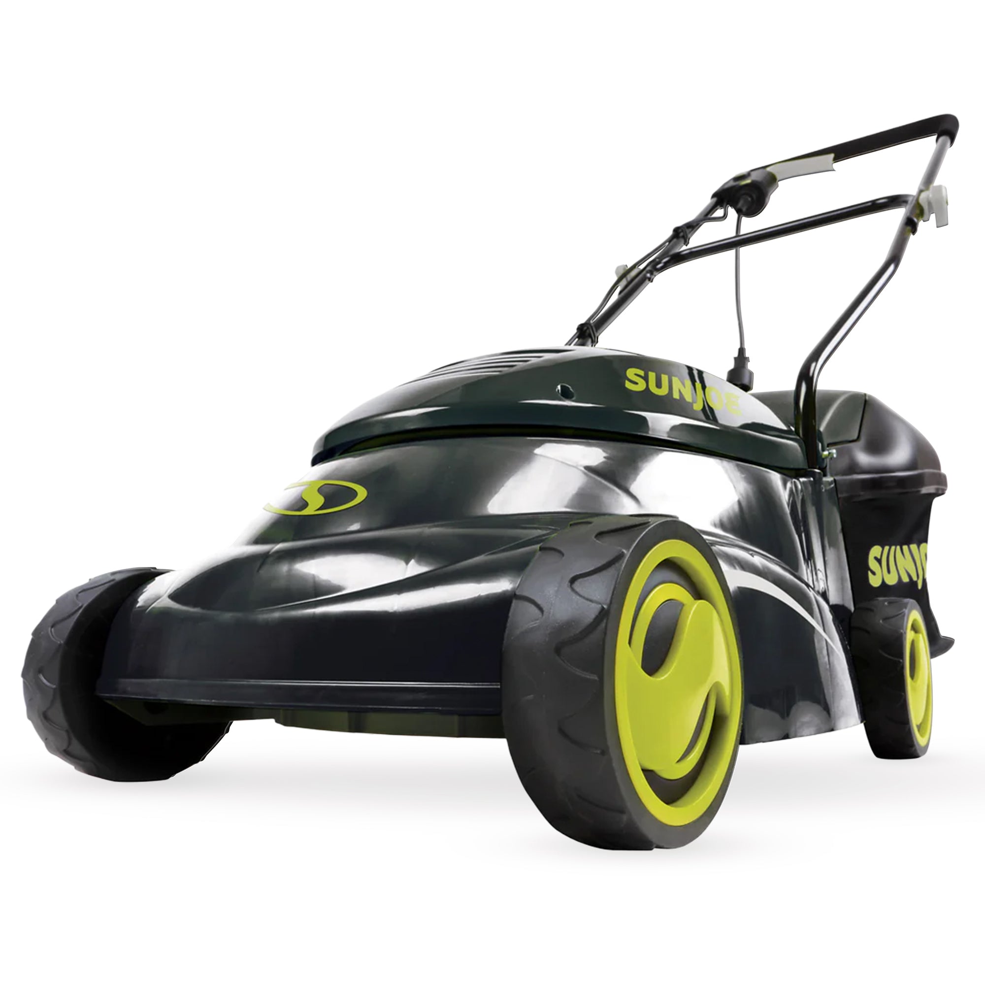 Sun Joe MJ401E 14 Inch 12 Amp Home Electric Corded Push Behind Lawn Mower, Green - VMInnovations
