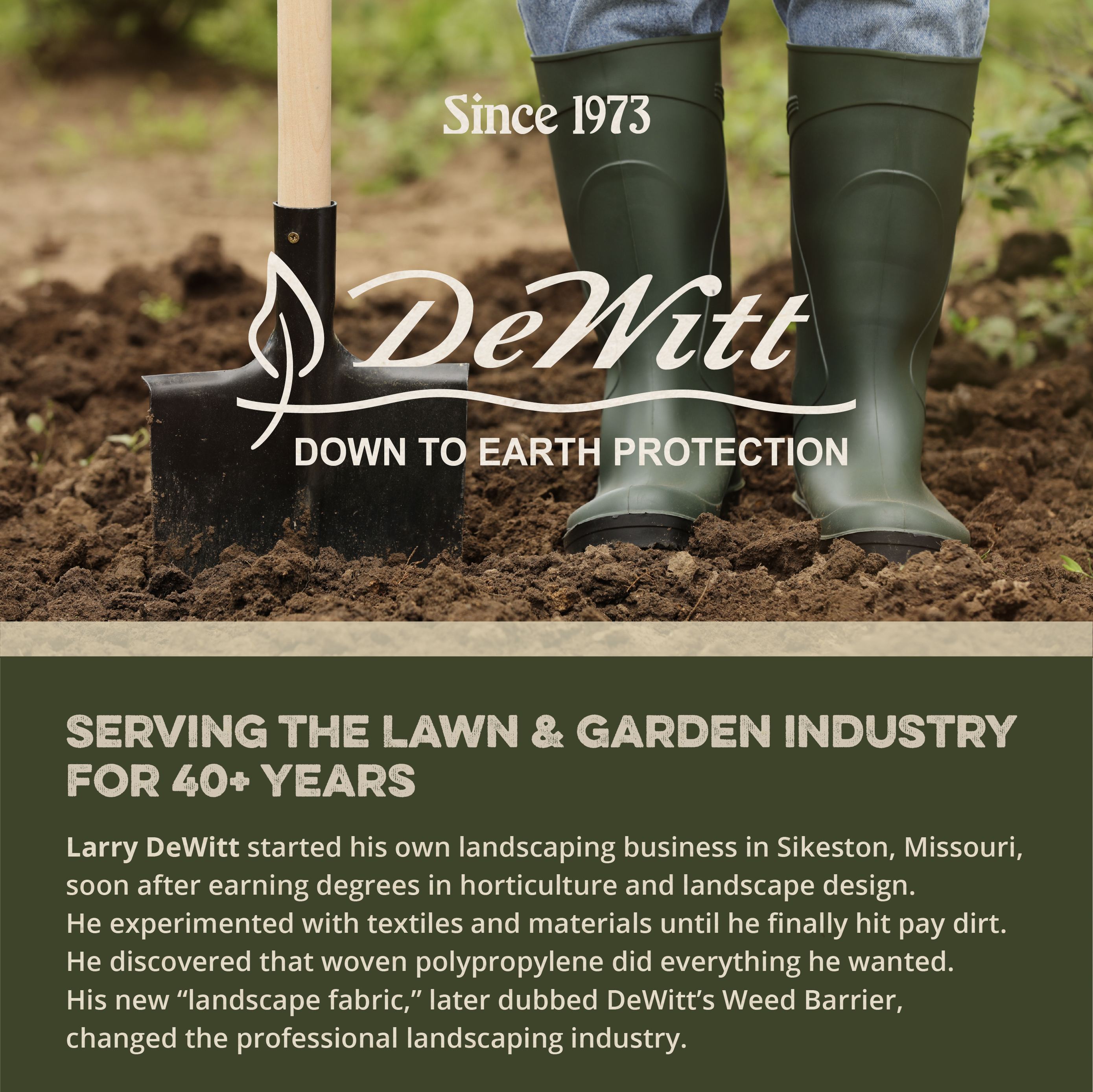 DeWitt NAT3300 3 x 300 Ft Natural Biodegradable Paper Mulch Weed Barrier (Used)