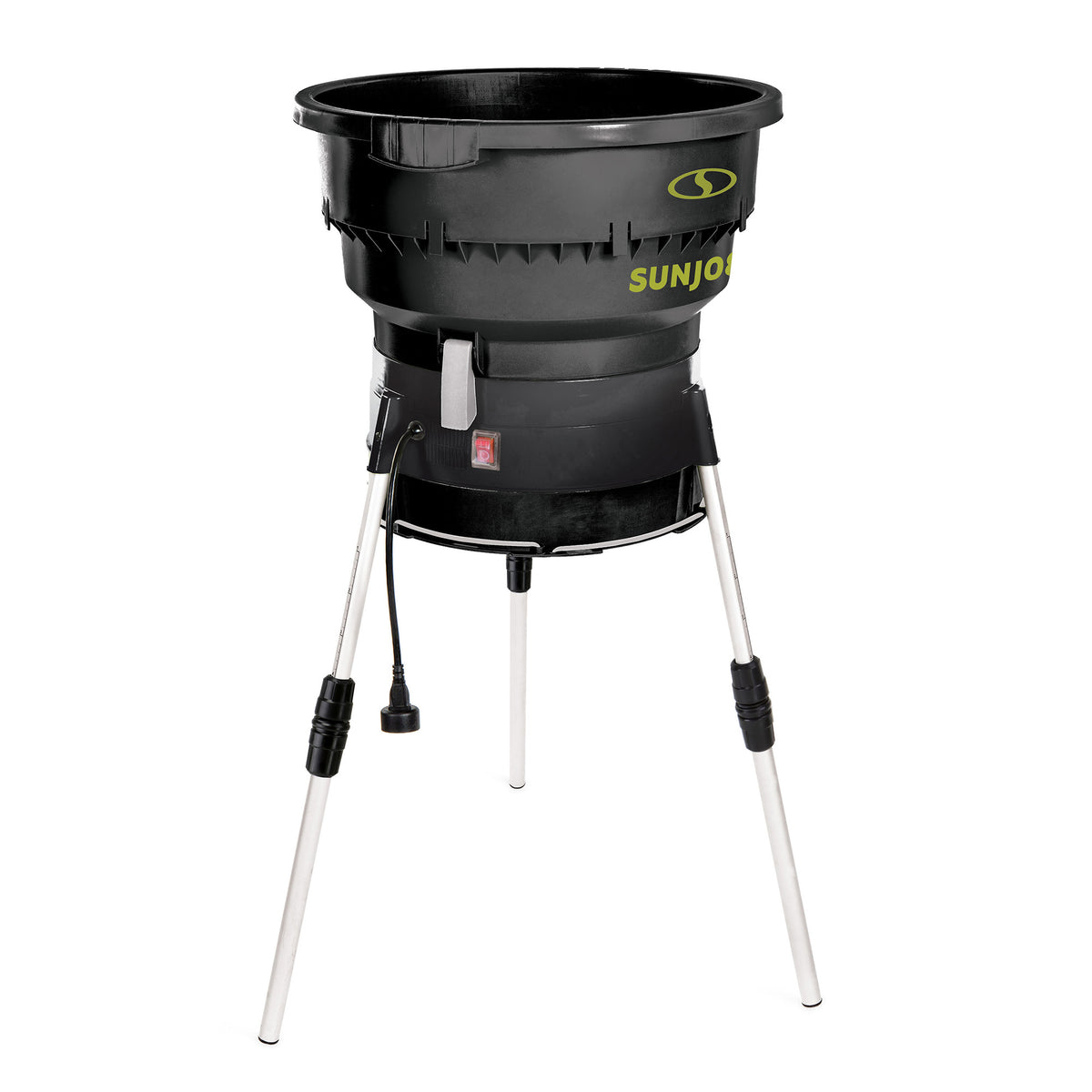 Sun Joe Electric Leaf Mulcher/Shredder 13 Amp w/ Adjustable Dial, Black (Used) - VMInnovations