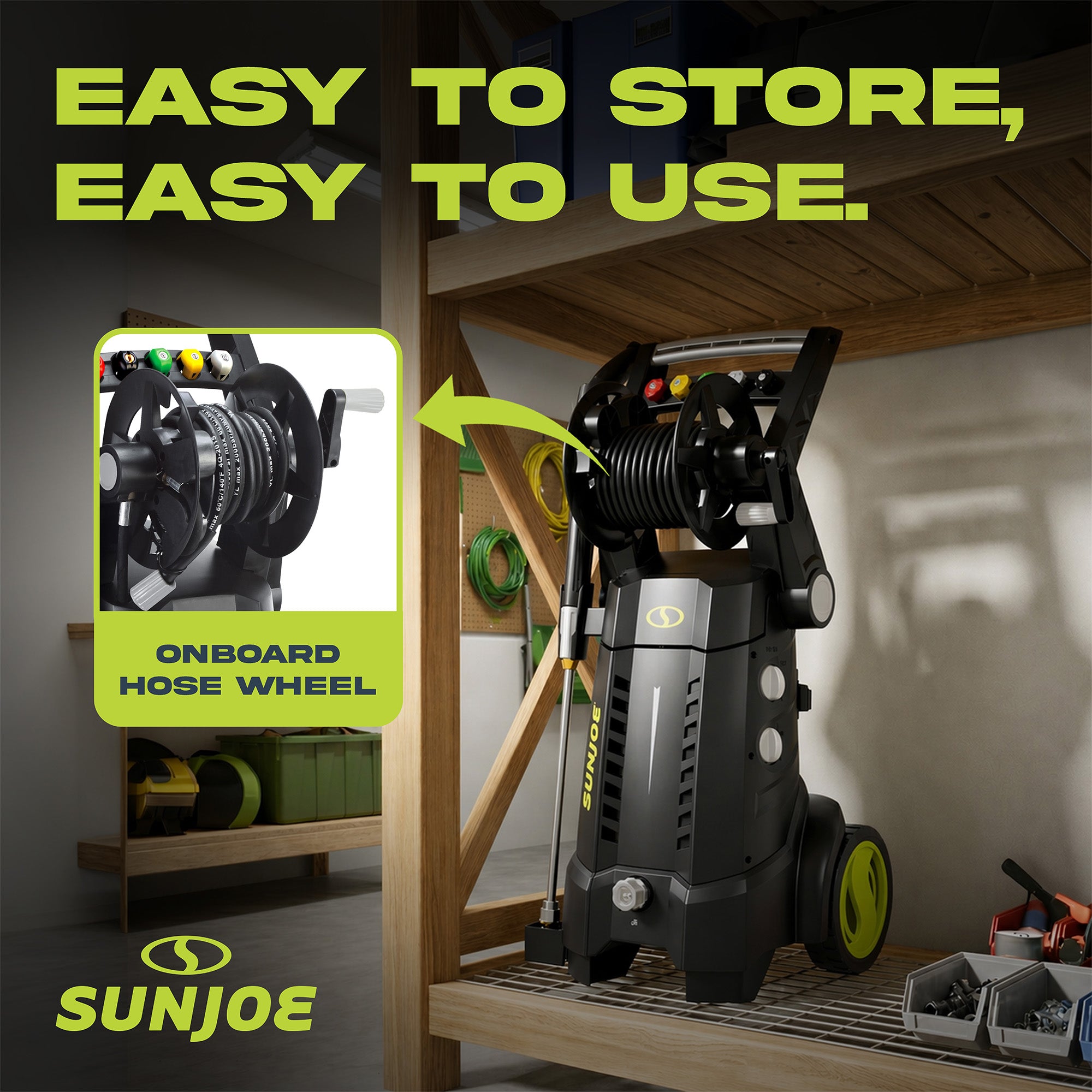 Sun Joe Electric Pressure Washer, Portable Power Washer, SPX300, PWMA Certified - VMInnovations