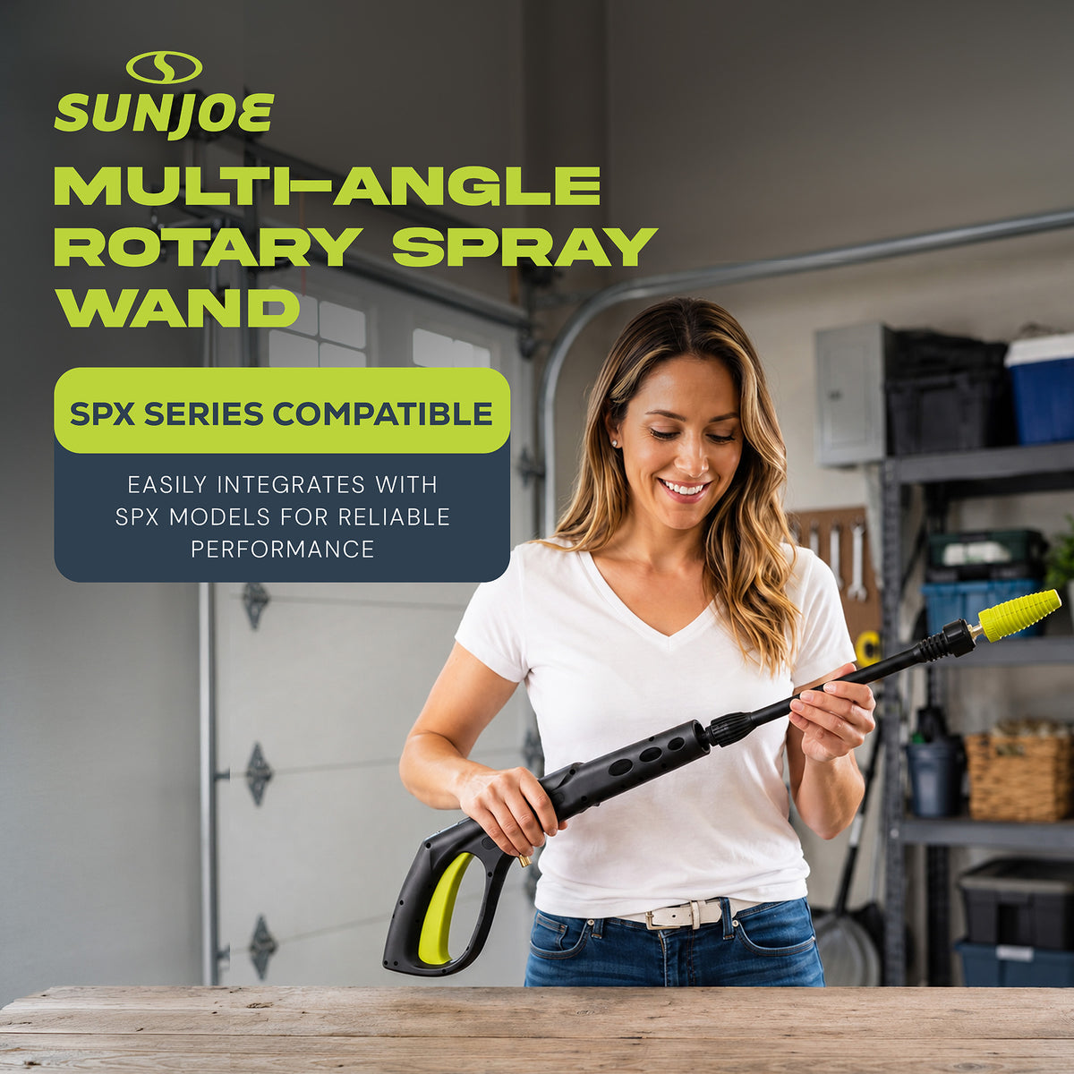 Sun Joe Multi-Angle Rotary Spray Wand for SPX Series Pressure Washers, SPX-MARW1 - VMInnovations