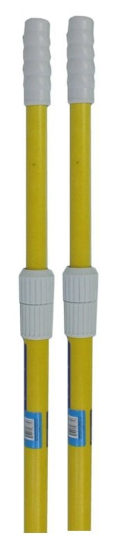 2) Hydro Tools 8375 8' to 16' 2 Piece Adjustable Fiberglass Telescopic Pool Pole - VMInnovations