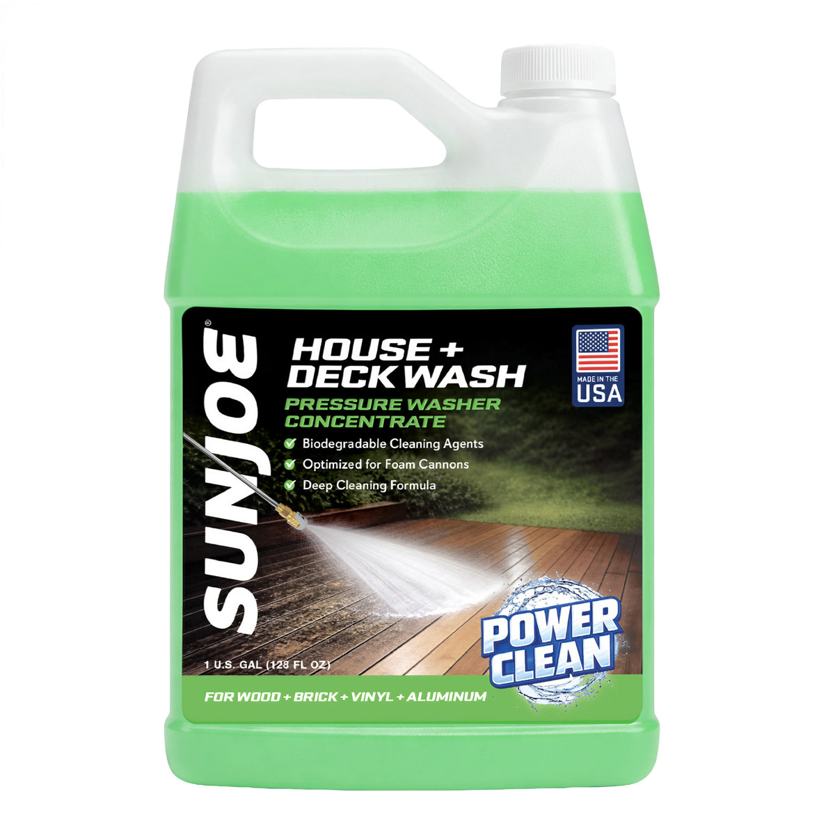 Sun Joe House & Deck All-Purpose Pressure Washer Concentrated Cleaner (Open Box) - VMInnovations