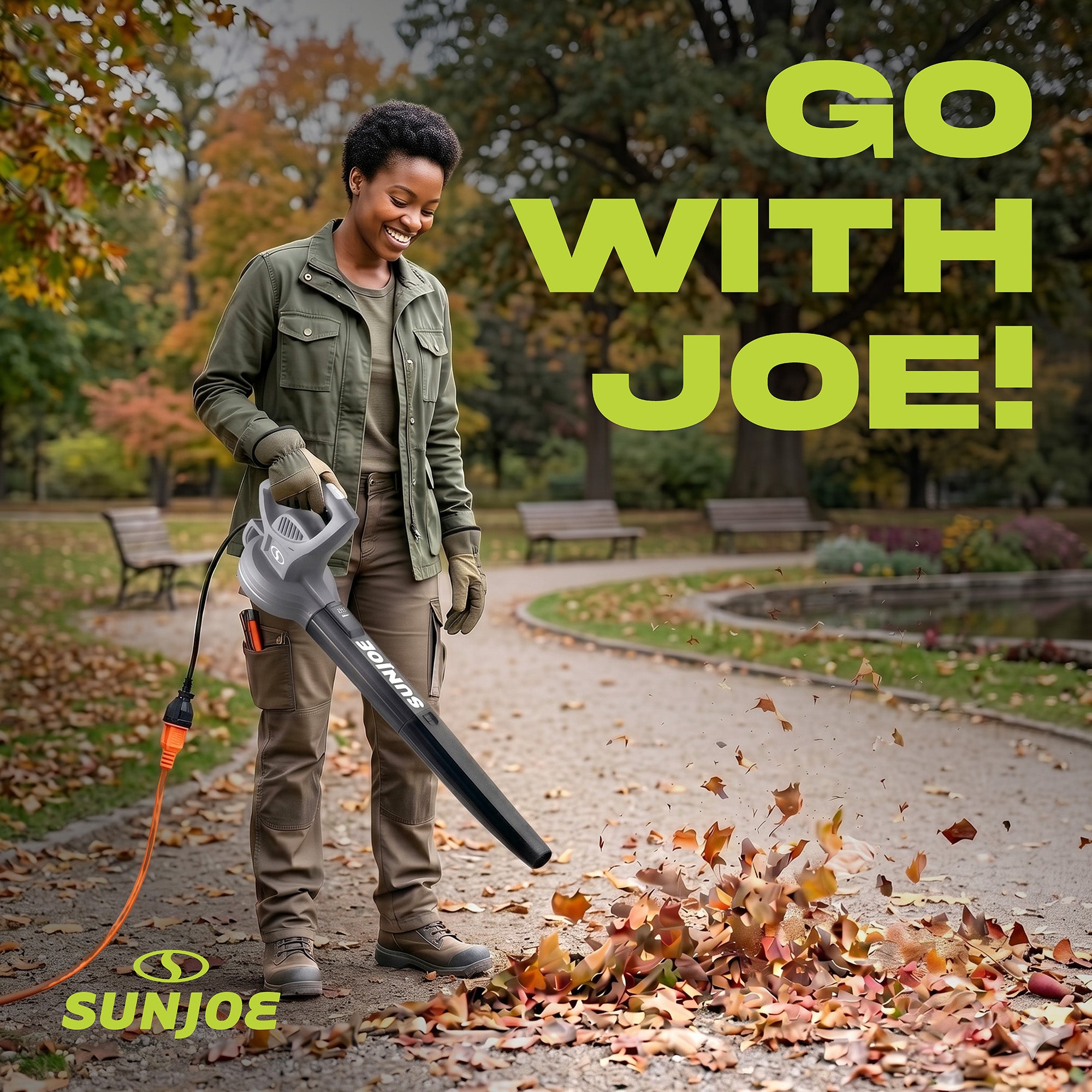 Sun Joe Electric Leaf Blower, 6 Amp Motor, 155 MPH Air Speed, Gray (Open Box) - VMInnovations