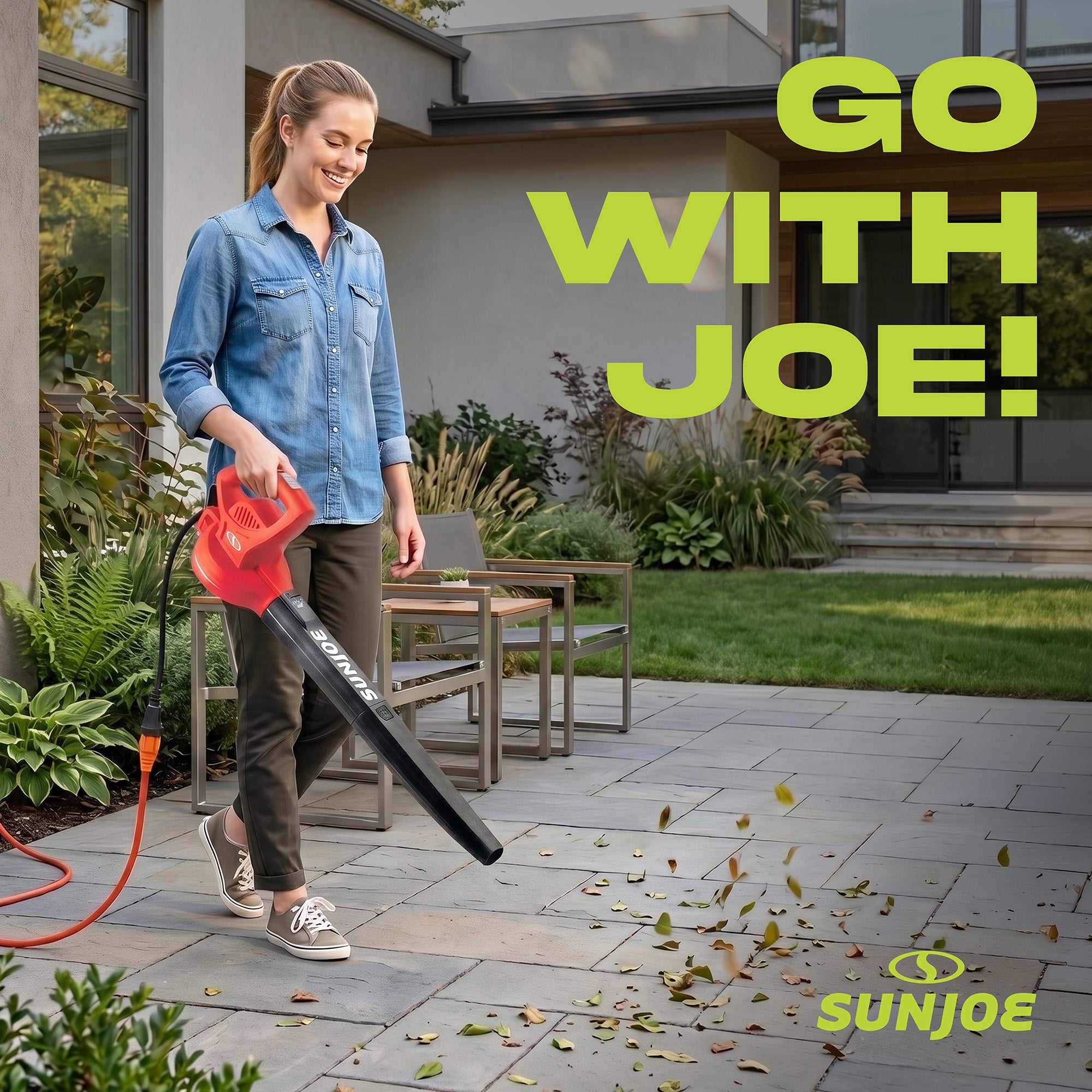 Sun Joe Electric All Purpose Leaf Blower, 6 Amp Motor, 155MPH Air Speed, SBJ597E