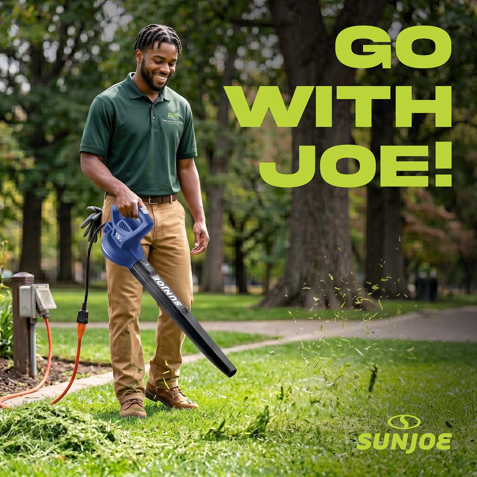Sun Joe Electric All Purpose Leaf Blower, 6 Amp Motor, 155MPH Speed, SBJ597E-SJB