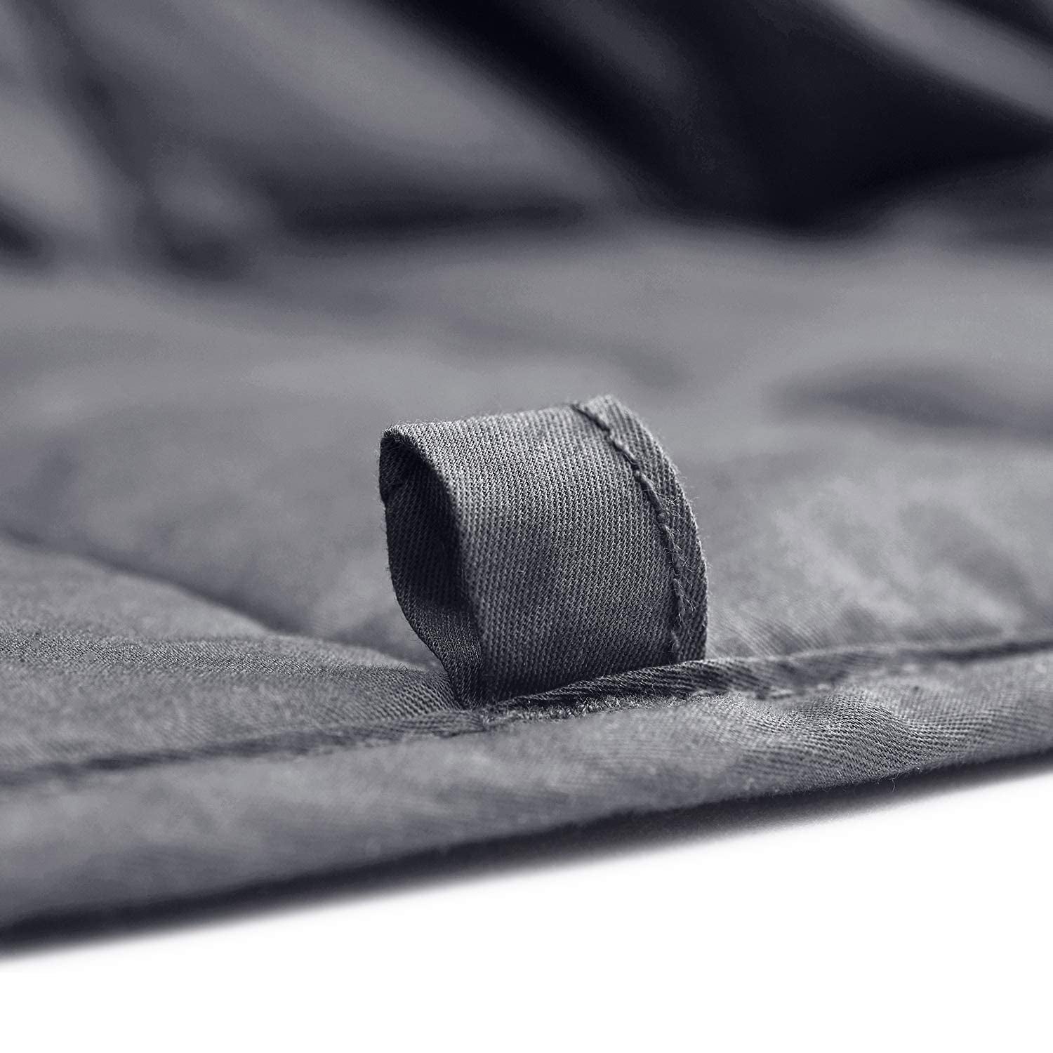 YnM Cotton 60 x 80 Weighted Blanket for Queen & King Beds, Dark Gray (Open Box) - VMInnovations