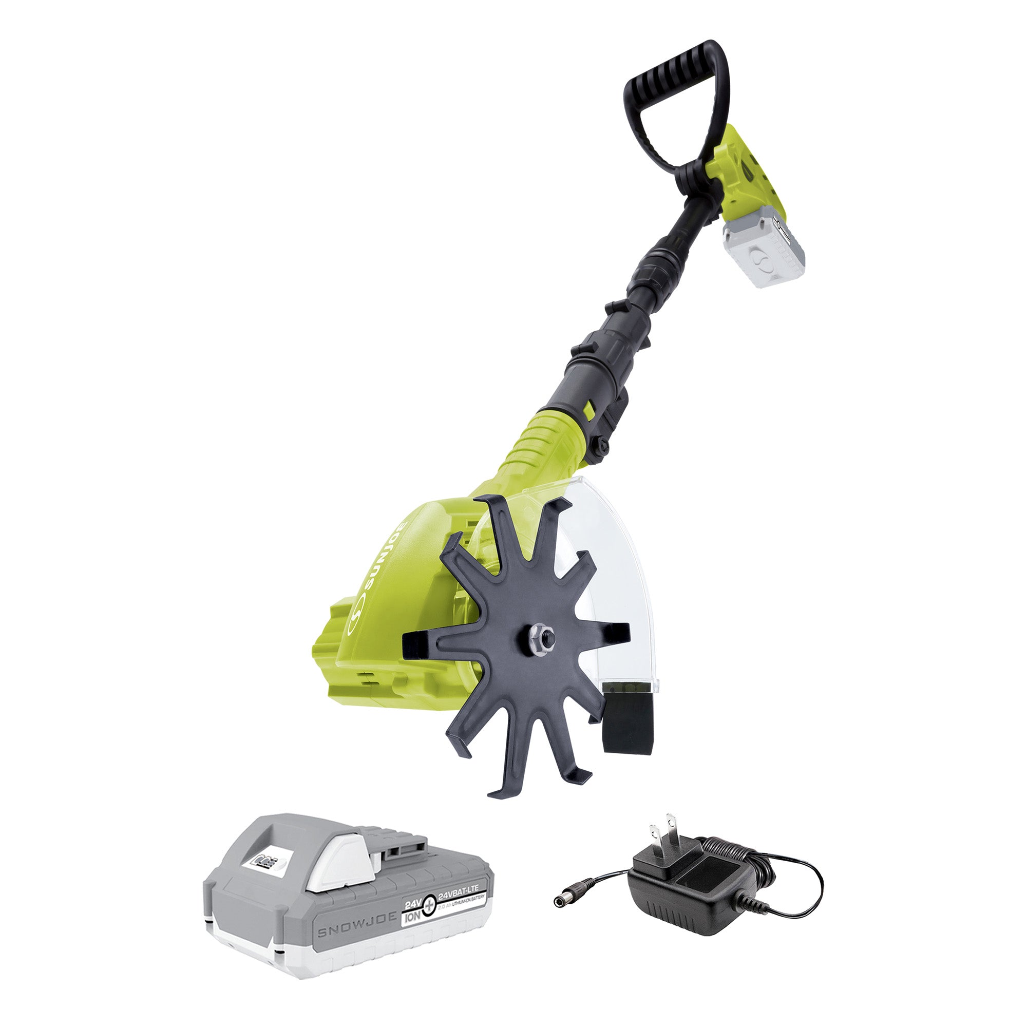 Sun Joe 24 Volt Cordless Telescoping Cultivator/Weeder with 250W Motor, TJW24C